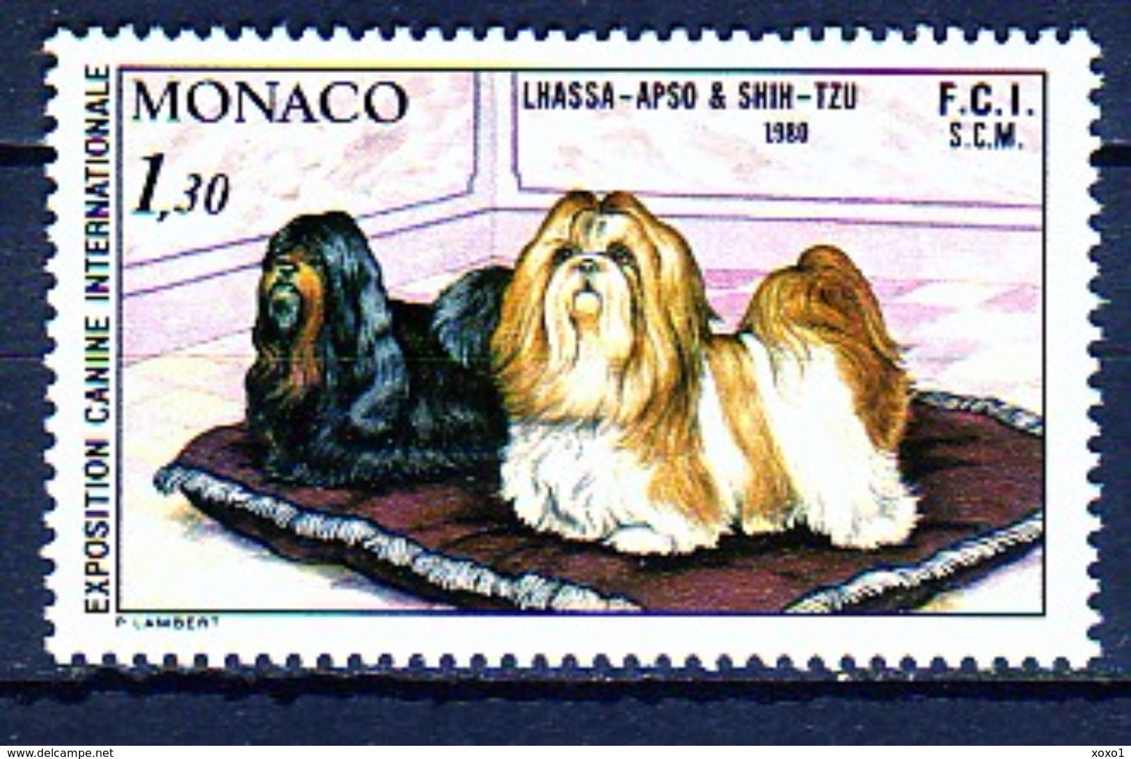 Monaco 1980 Dogs 1v MNH** - Ungebraucht