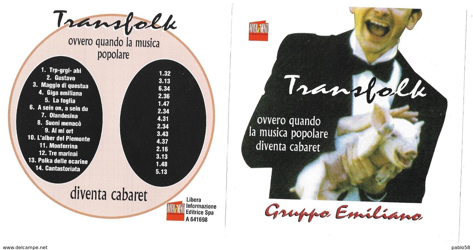 Gruppo Emiliano Transfolk Quando La Musica Popolare Diventa Cabaret - Country & Folk