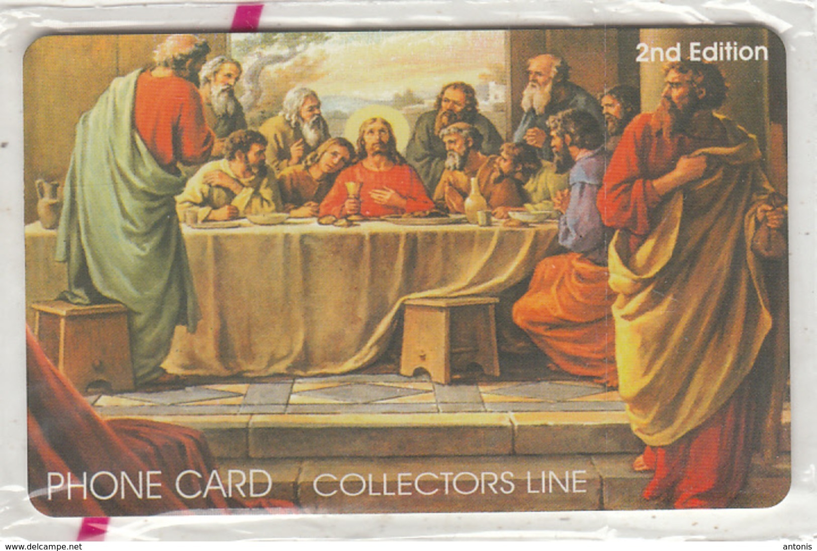 GREECE - Painting/Last Supper, Collectors Line Prepaid Card, Tirage 1000, Mint - Grecia