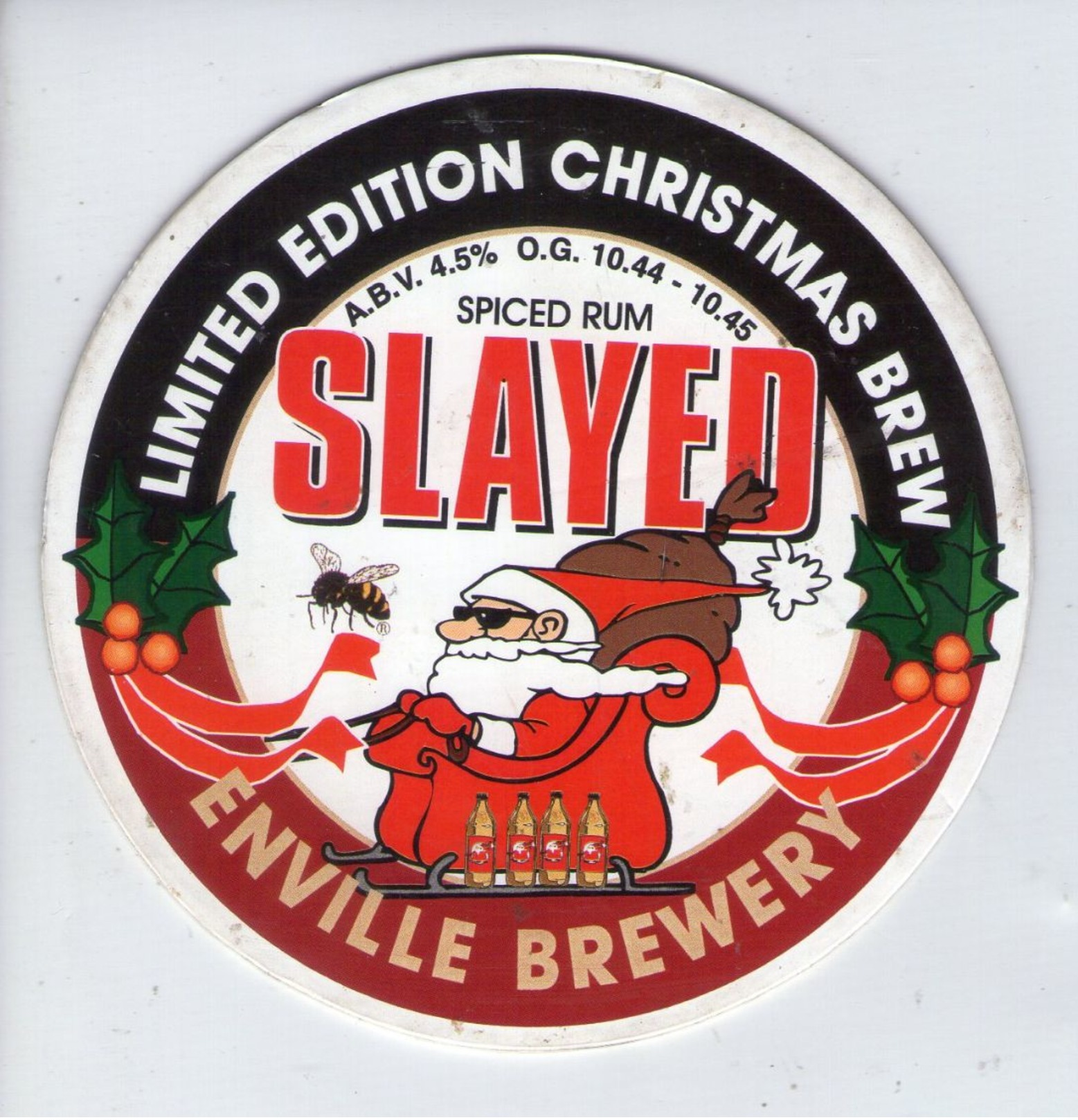 ENVILLE BREWERY (COXGREEN, ENGLAND) - SLAYED - PUMP CLIP FRONT - Enseignes