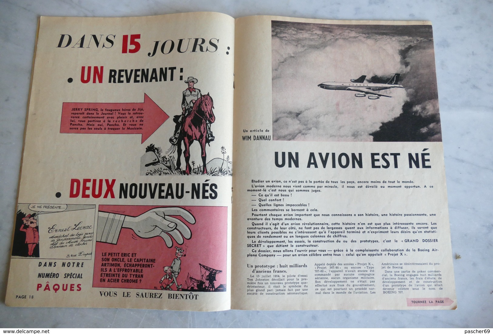 SPIROU Hebdomadaire N° 1250 De 1962    / K 38 - Spirou Et Fantasio