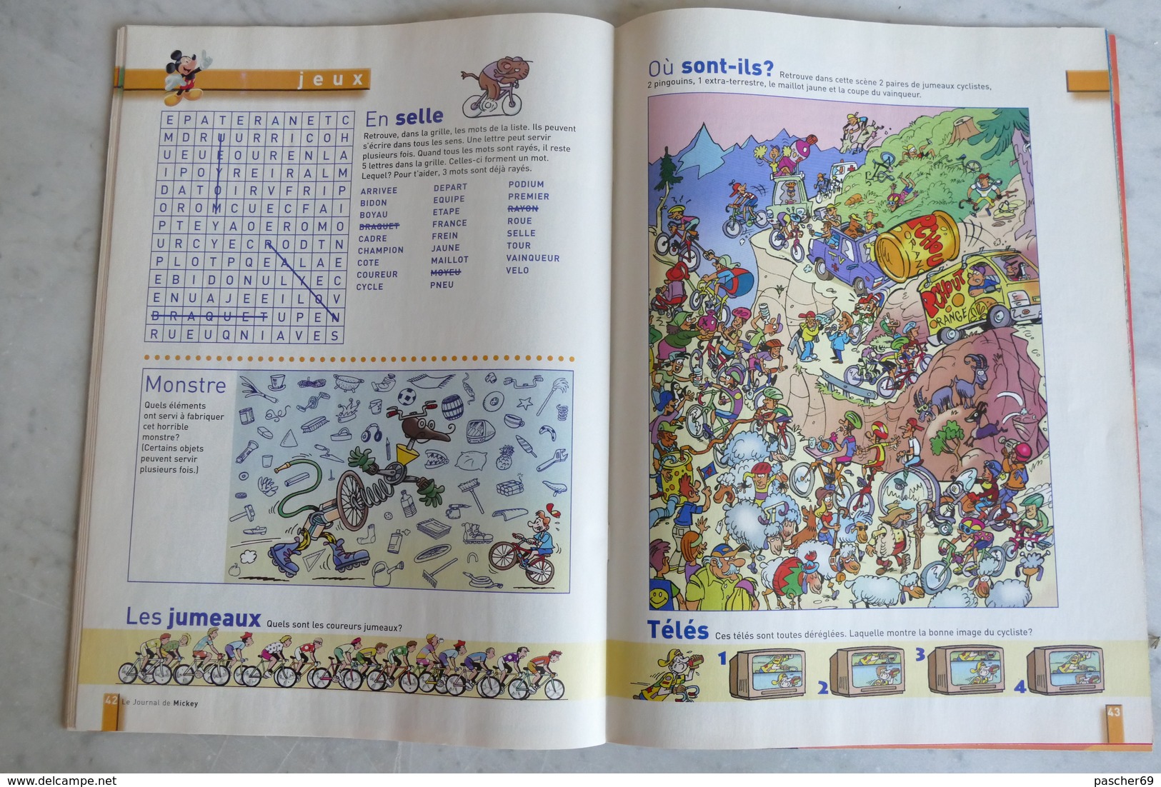 Le journal de Mickey ** Edition spéciale Tour de France ** 2003   / K 39