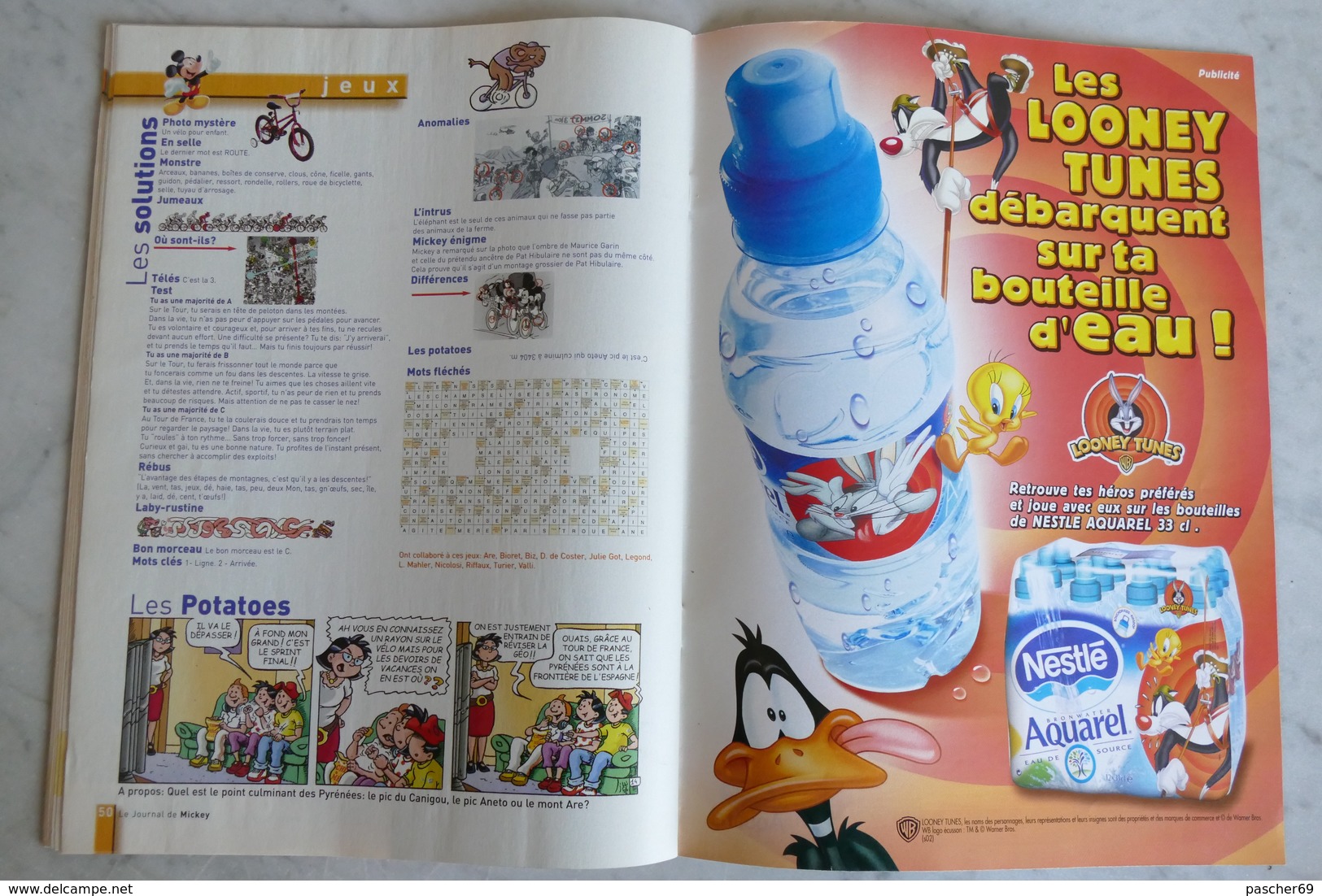 Le journal de Mickey ** Edition spéciale Tour de France ** 2003   / K 39