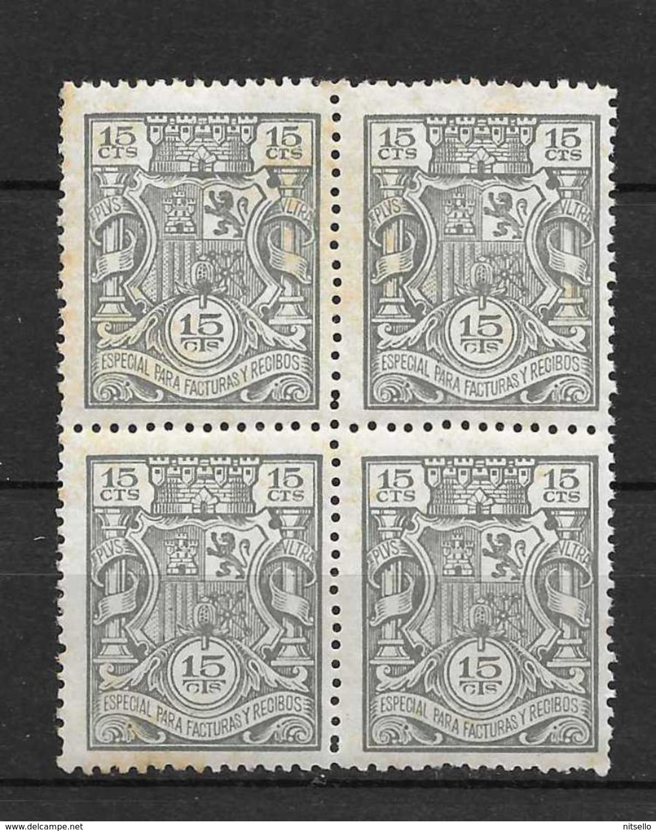 LOTE 1891 D  ///  ESPAÑA  SELLOS FISCALES  -  ESPECIAL FACTURAS Y RECIBOS **MNH - Fiscales