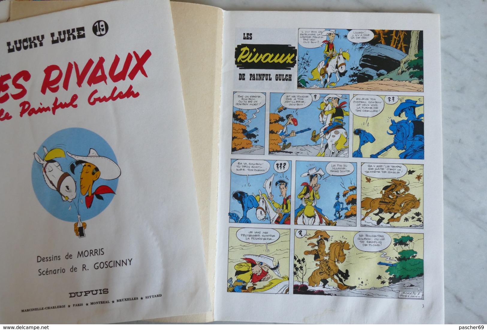 Les Rivaux De Painful Gulch ** Lucky Luke ** Revue 19  / K 43 - Lucky Luke