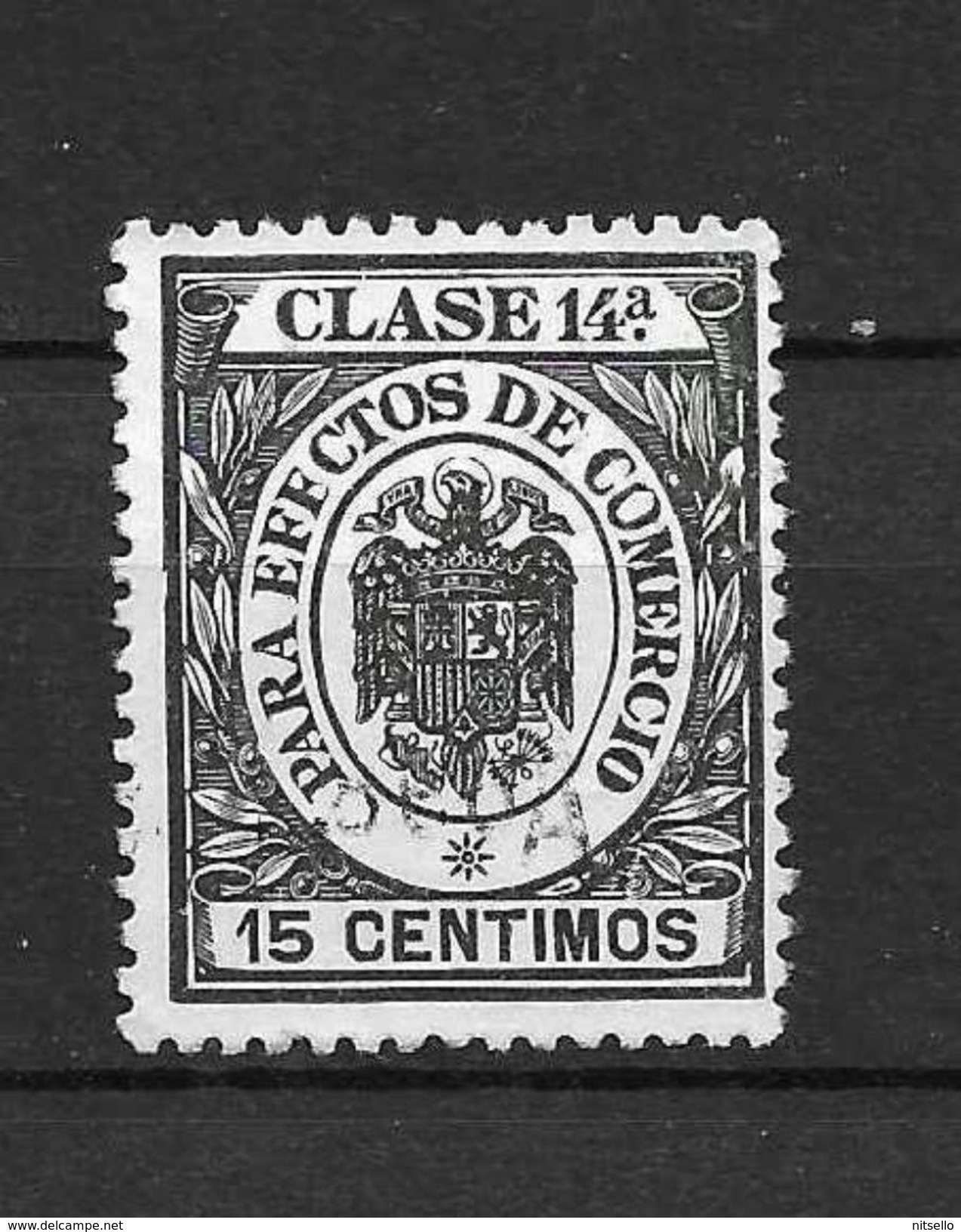 LOTE 1891 D  ///  ESPAÑA  SELLOS FISCALES  -  PARA EFECTOS DE COMERCIO CLASE 14ª - Fiscales