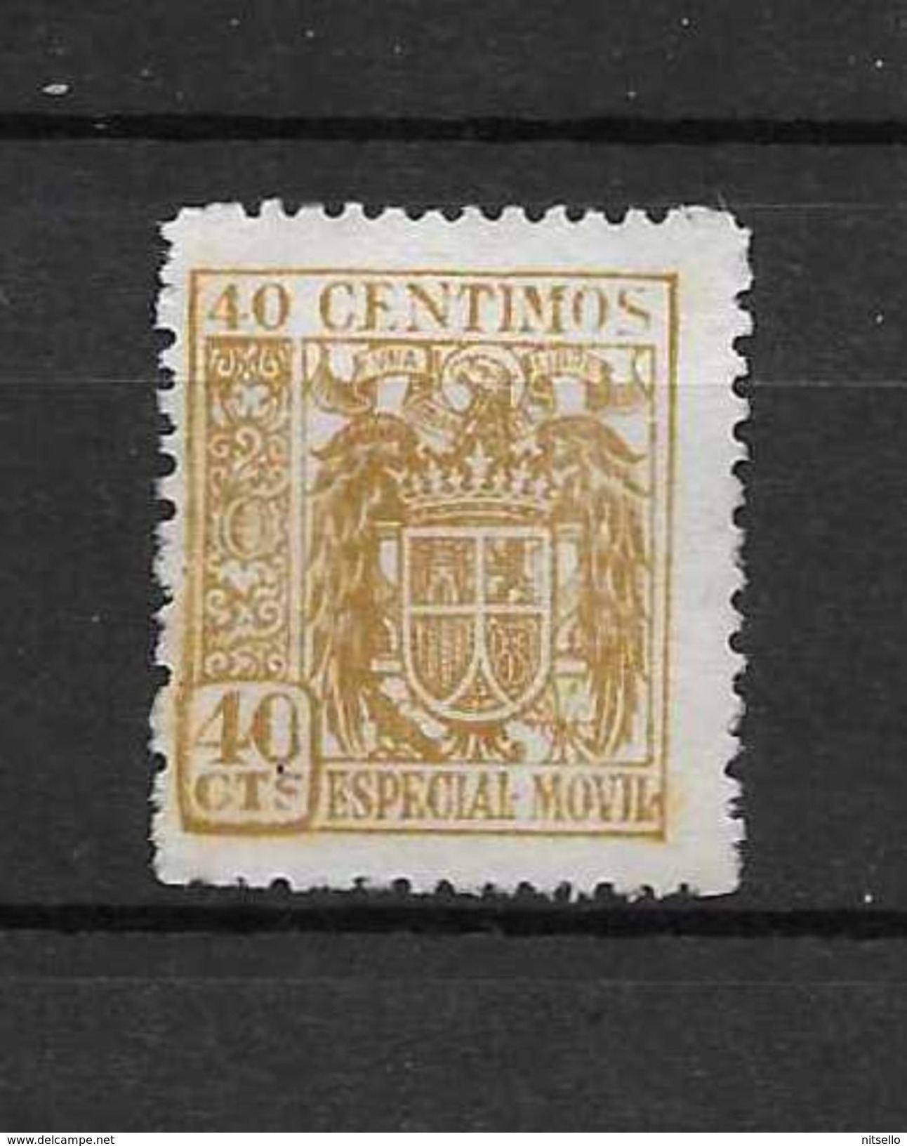 LOTE 1891 D  ///  ESPAÑA  SELLOS FISCALES  -  40 CTOS - Steuermarken