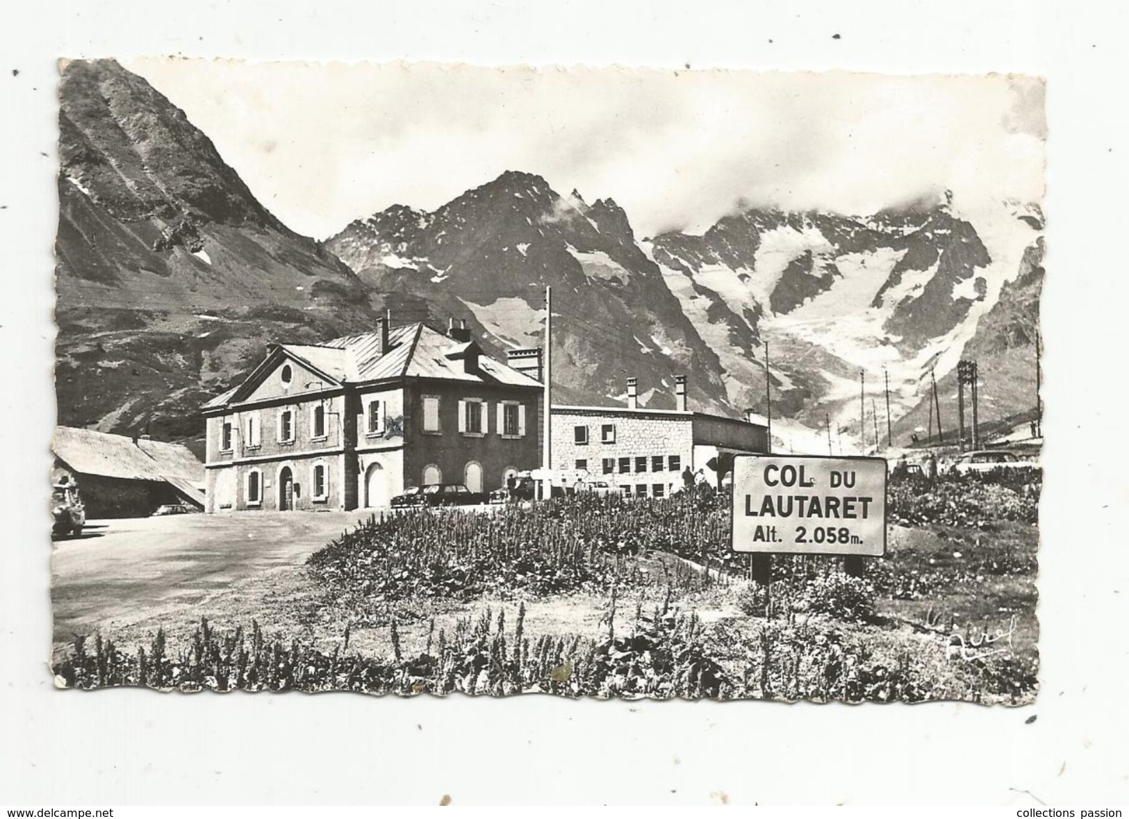 Cp , 05 , Le Col Du LAUTARET , La MEIJE , Le Glacier De L'HOMME , Voyagée 1965, Ed : Airel , N° 158 - Autres & Non Classés