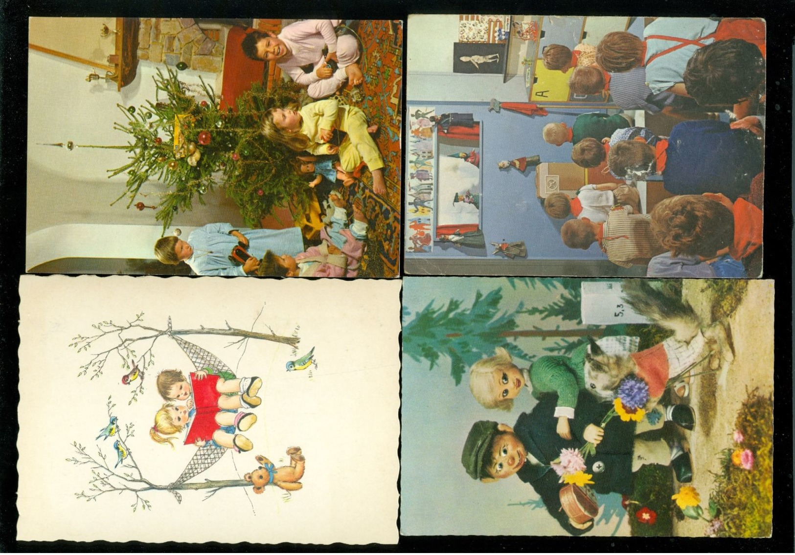 Beau lot de 60 cartes postales de fantaisie jouets d' enfant jouet    Mooi lot 60 postkaarten van fantasie speelgoed