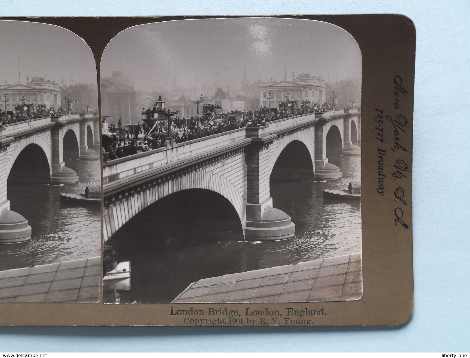 London Bridge LONDON England () Stereo Photo : American Stereo Cy ( Voir Photo ) ! - Stereo-Photographie