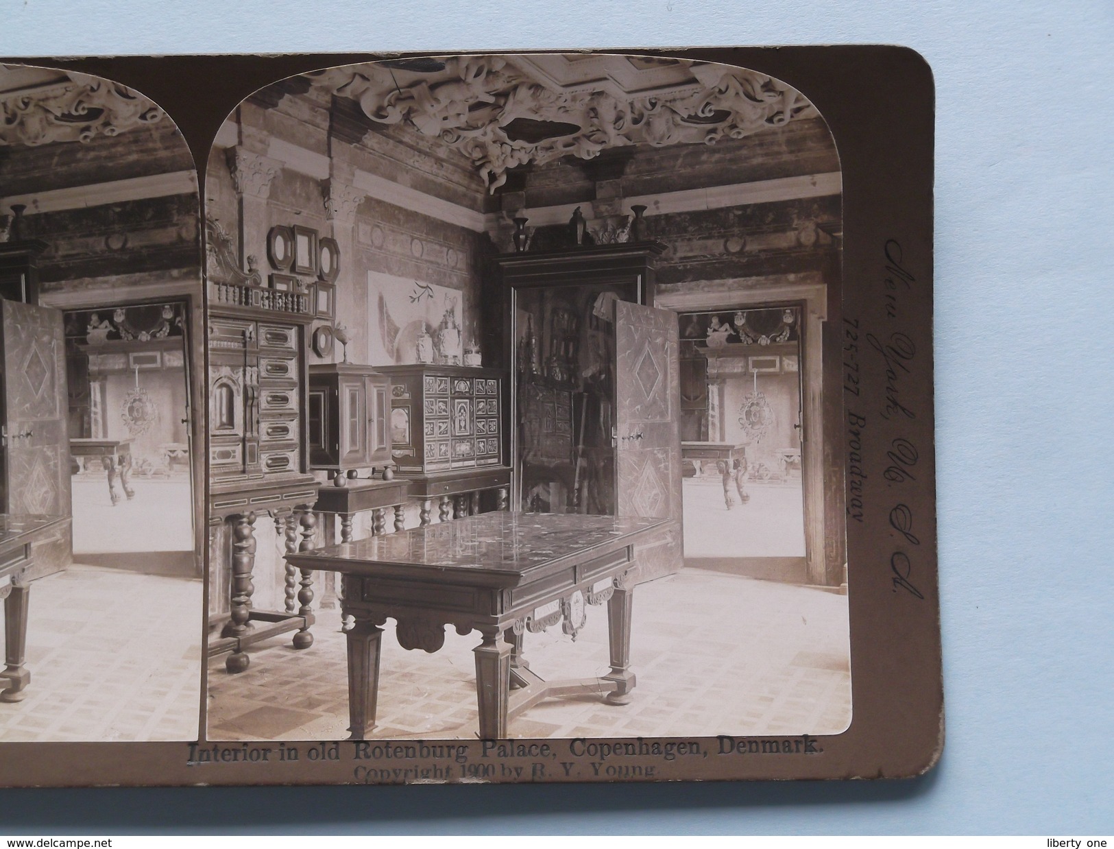 Interior In Old ROTENBURG Palace COPENHAGEN Denmark () Stereo Photo : American Stereo Cy ( Voir Photo ) ! - Photos Stéréoscopiques