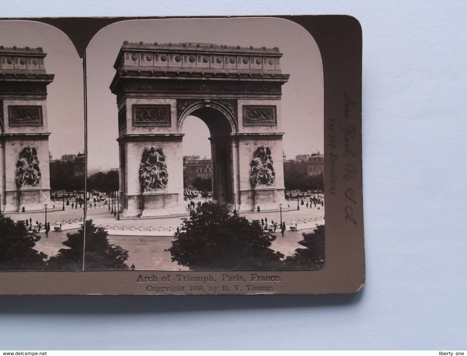 ARCH Of TRIUMPH PARIS France () Stereo Photo : American Stereo Cy ( Voir Photo ) ! - Photos Stéréoscopiques