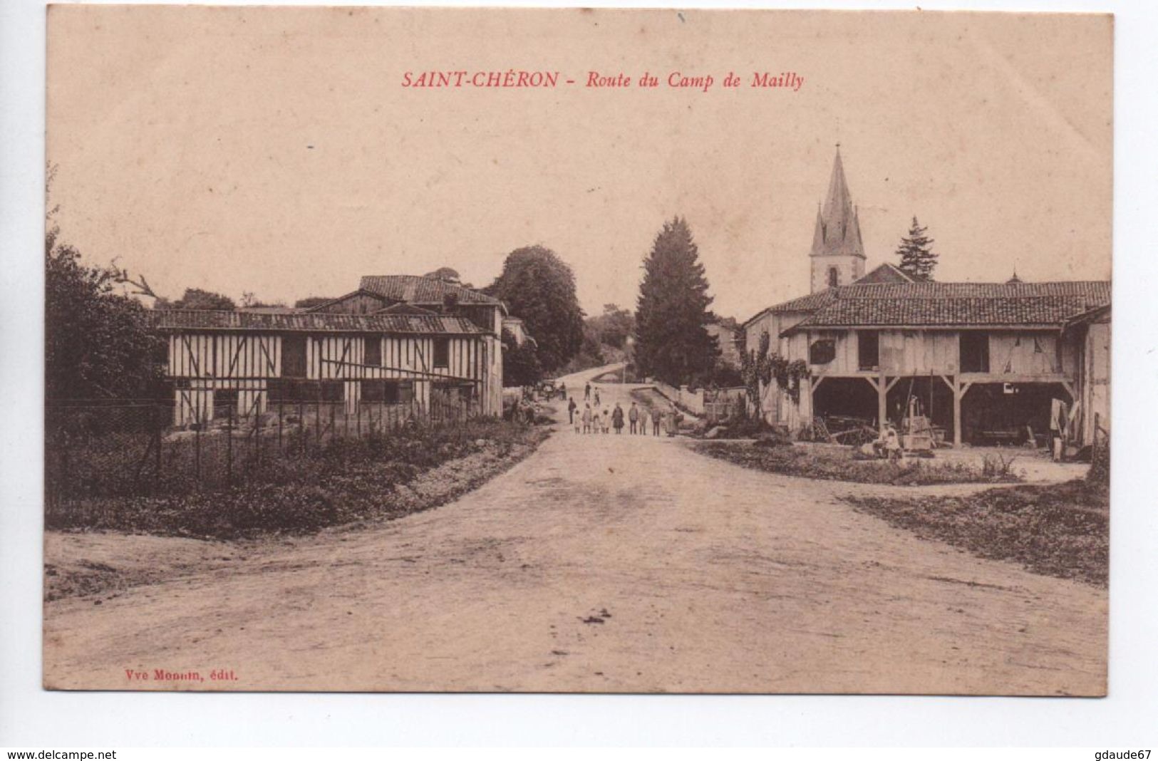 SAINT CHERON (91) - ROUTE DU CAMP DE MAILLY - Saint Cheron