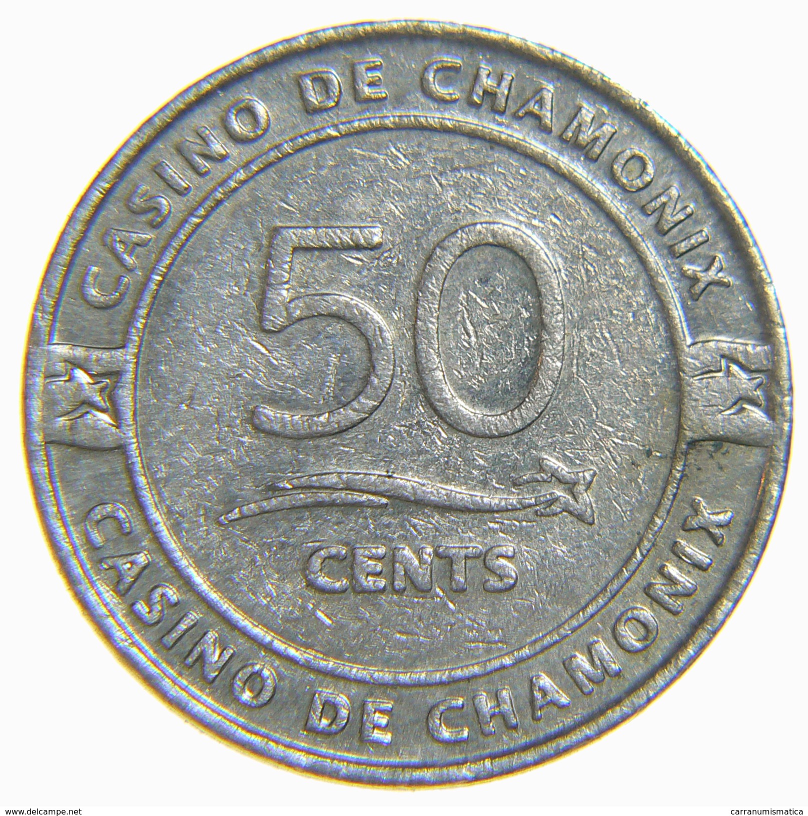 [NC] CASINO DE CHAMONIX TOKEN 50 CENTS - Casino