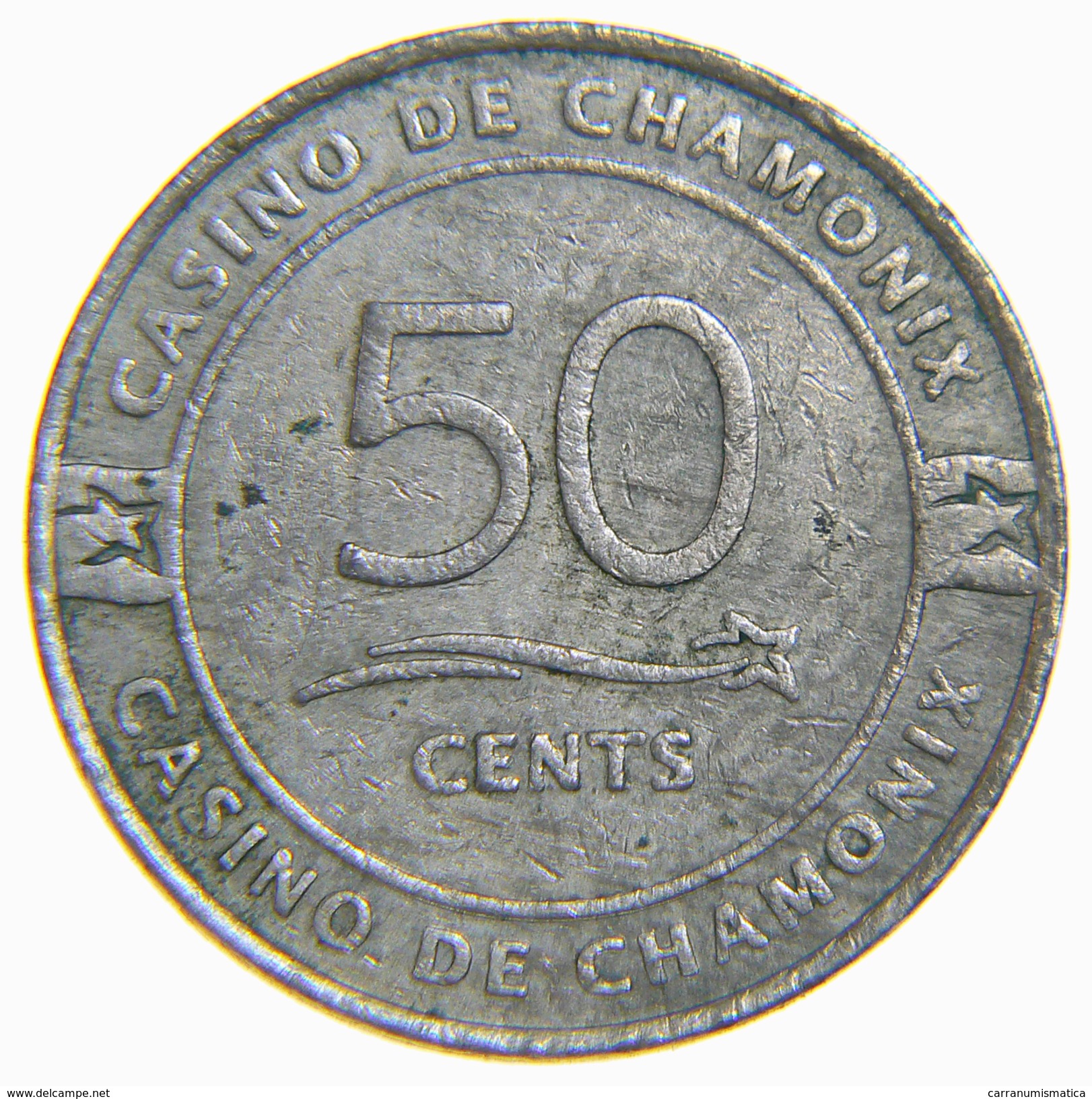 [NC] CASINO DE CHAMONIX TOKEN 50 CENTS - Casino