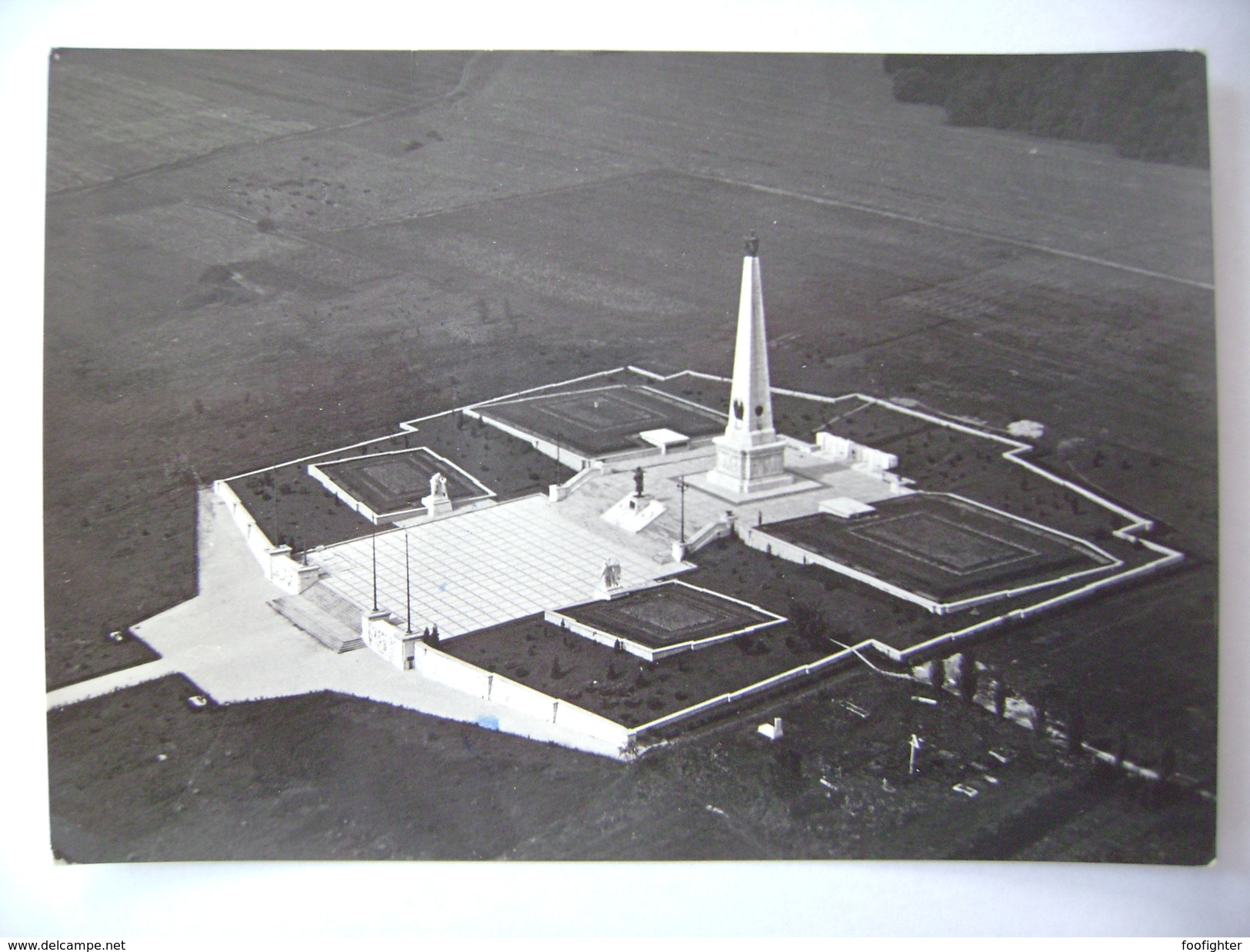 Slovakia: Svidnik - Red Army Memorial And The Monument -  Aerial View - Posted 1970 - Monumentos A Los Caídos