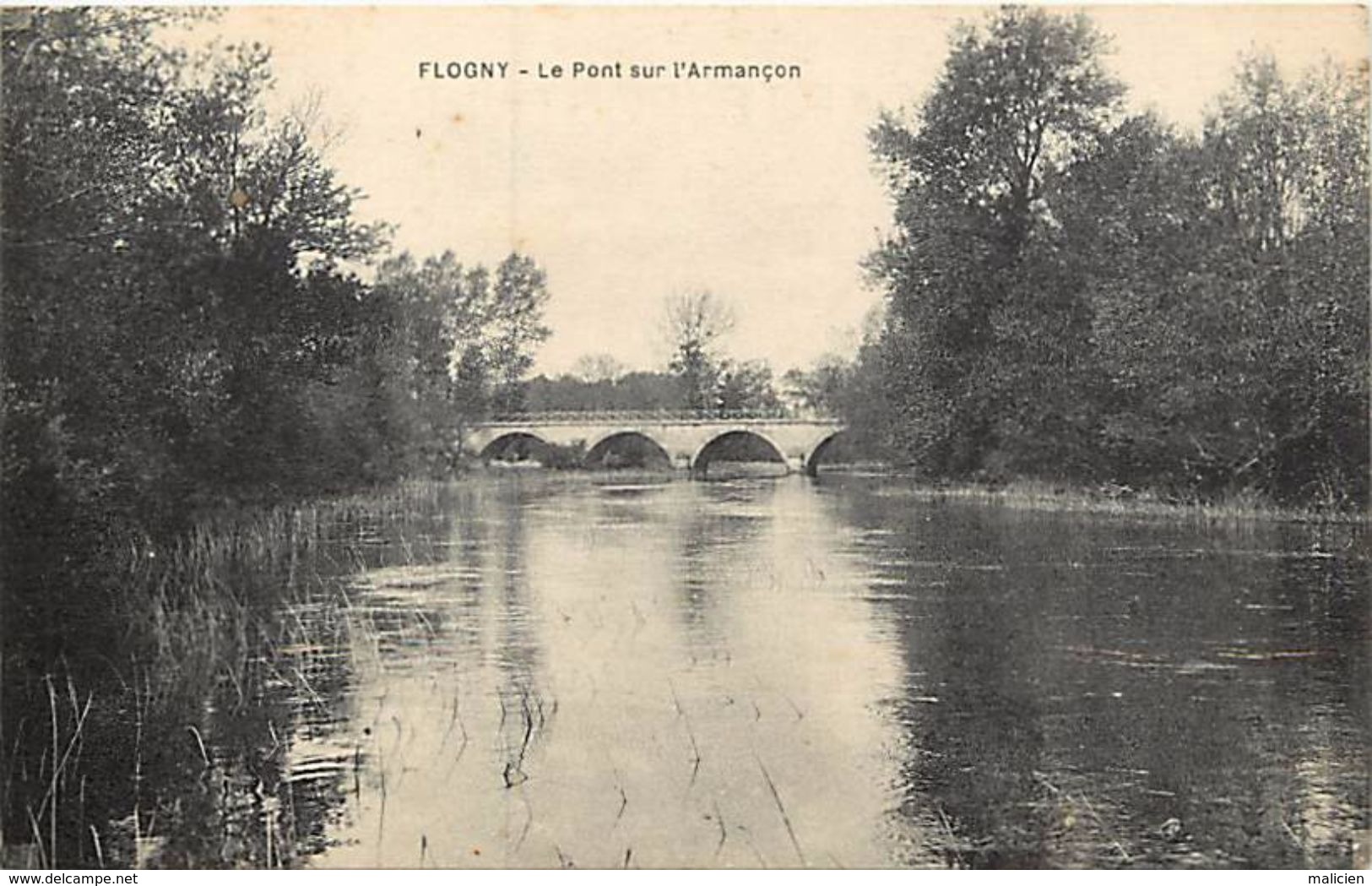 - Dpts Div. -ref-UU246- Yonne - Flogny La Chapelle - Pont Sur L Armançon - Ponts - Carte Bon Etat - - Flogny La Chapelle