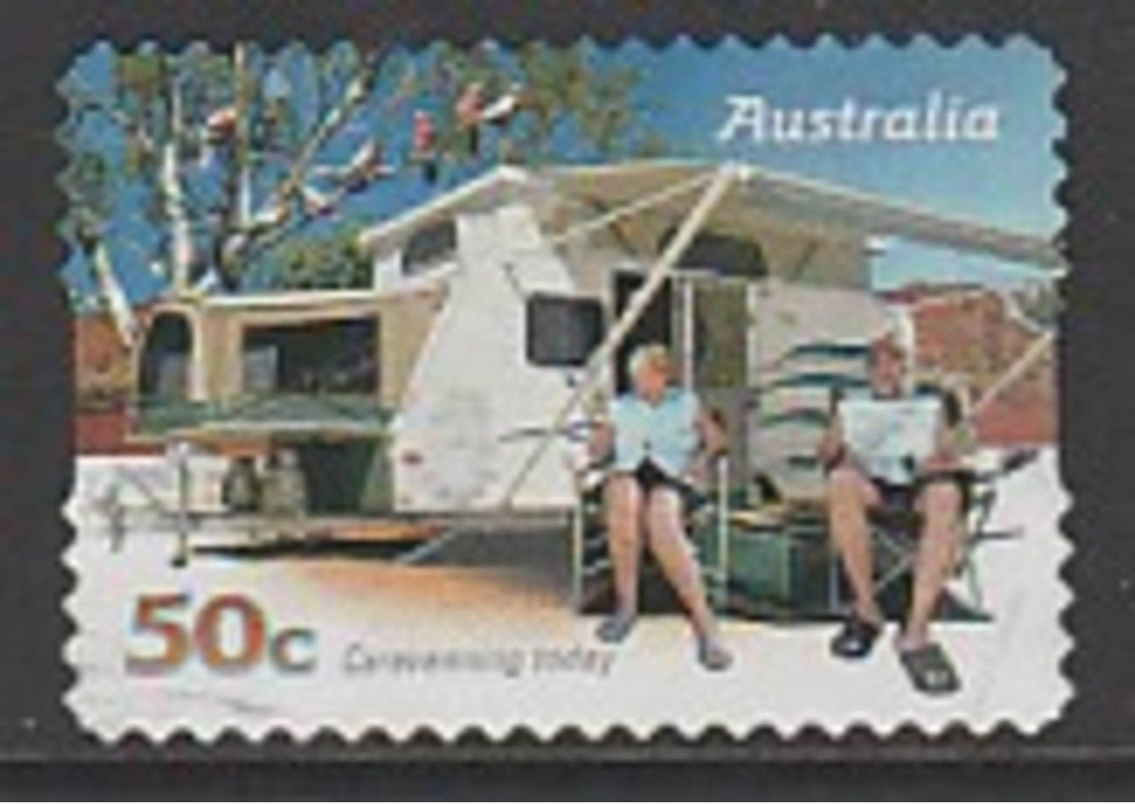 Australia 2007 Caravanning Through The Years 50c Multicoloured Used - Used Stamps