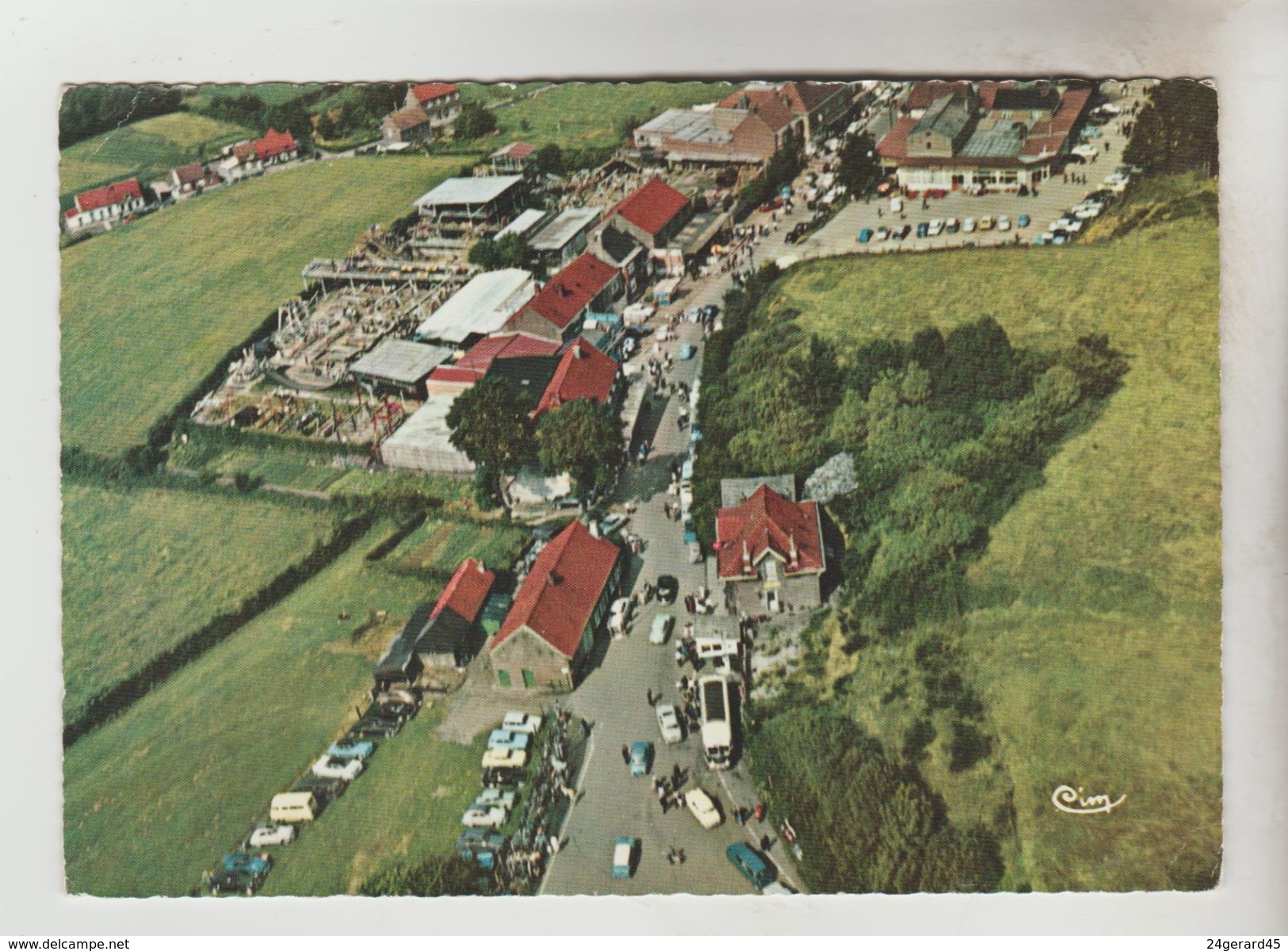 CPSM HEUVELLAND (Belgique-Flandre Occidentale) - WESTOUTER : Frontière Et Douane Vue Aérienne - Heuvelland