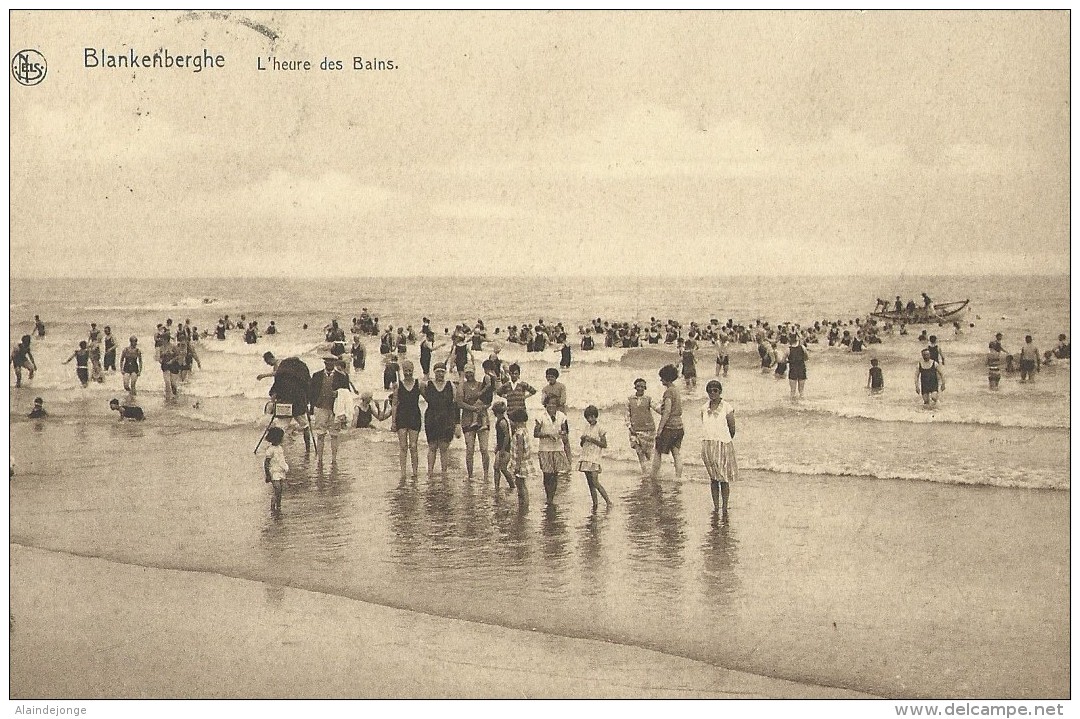 Blankenberge Blankenberghe L' Heure Des Bains Série 10 N° 98 Nels - 1929 - Blankenberge