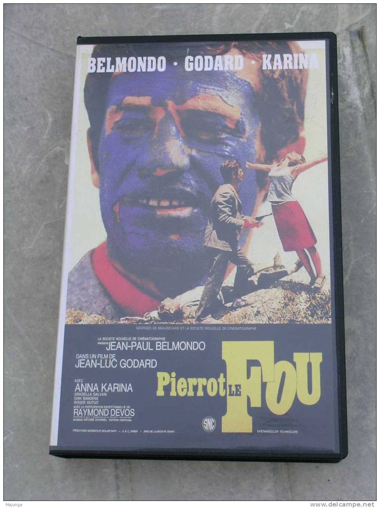 PIERROT LE FOU -BELMONDO-KARINA-GALVANI-SANDERS-DUTOIT-DEVOS-GODARD - Politie & Thriller