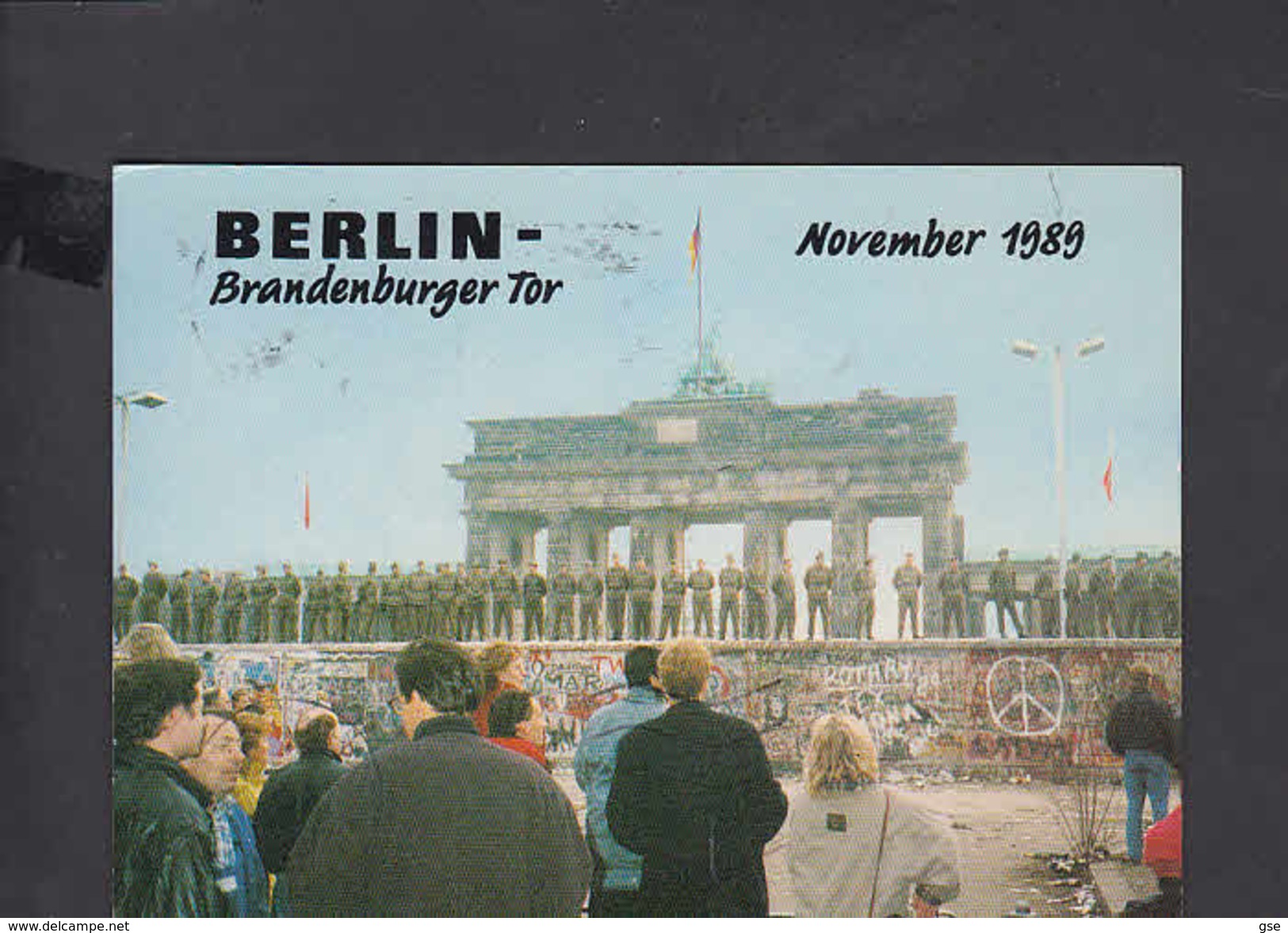 GERMANIA - BERLIN 1989 - Brandenburger Tor - Muro De Berlin