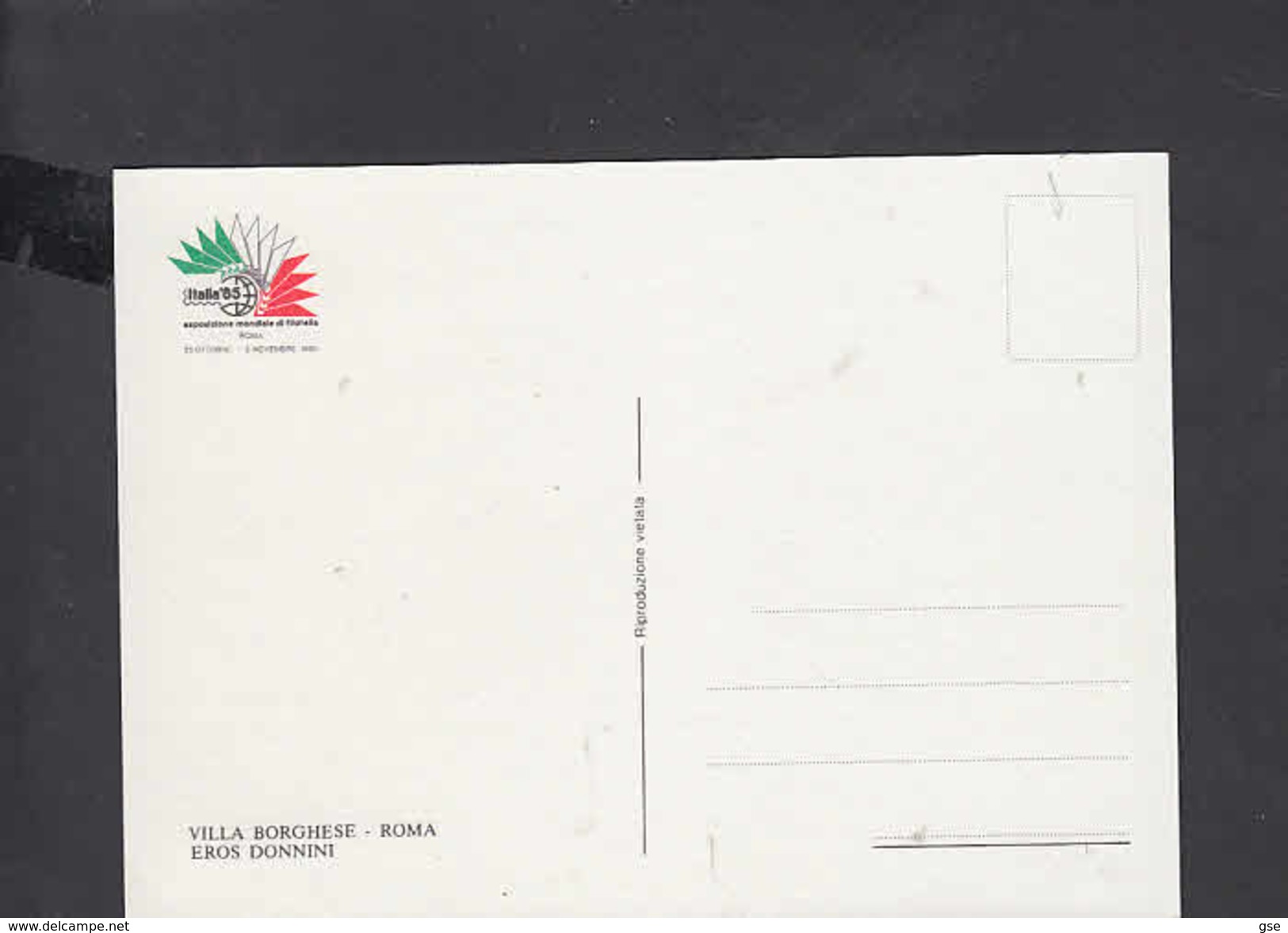 ITALIA  1985 - Cartolina Ufficiale  "ITALIA'85" - Firma Donnini - Briefmarkenausstellungen
