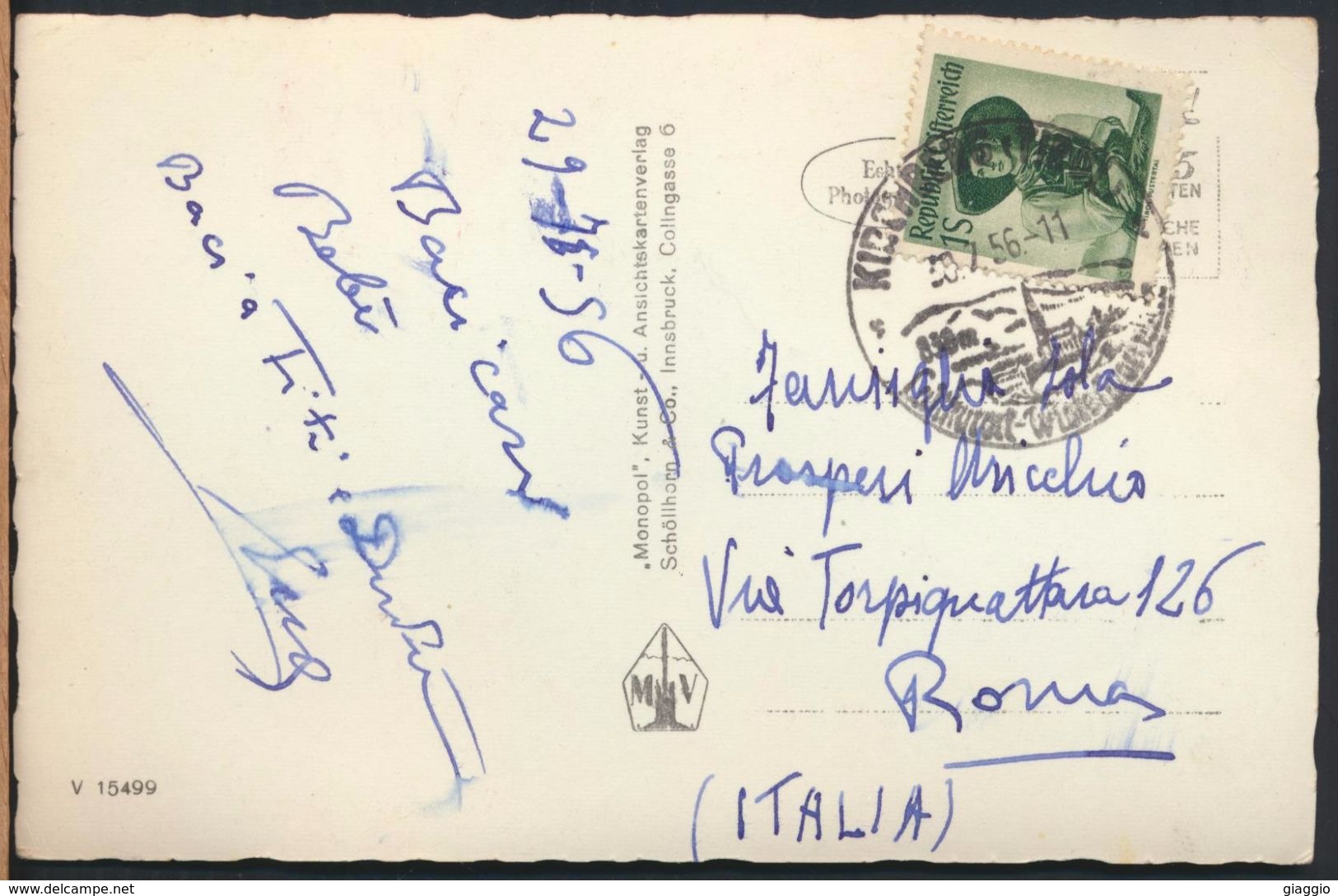 °°° 9107 - KIRCHBERG GEGEN RETTENSTEIN - 1956 With Stamps °°° - Kirchberg