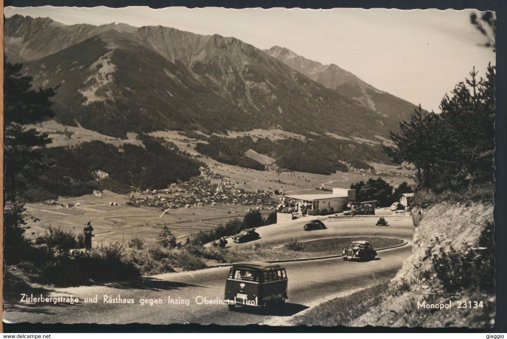 °°° 9110 - ZIRLERBERGSTRASSE UND RASTHAUS GEGEN INZING OBERINNTAL - 1959 With Stamps °°° - Zirl