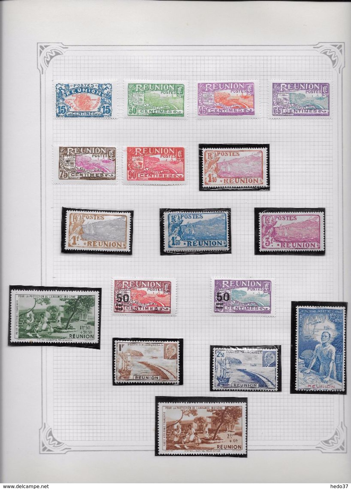 Réunion - Collection Vendue Page Par Page - Timbres Neufs */ Oblitérés- Qualité B/TB - Other & Unclassified