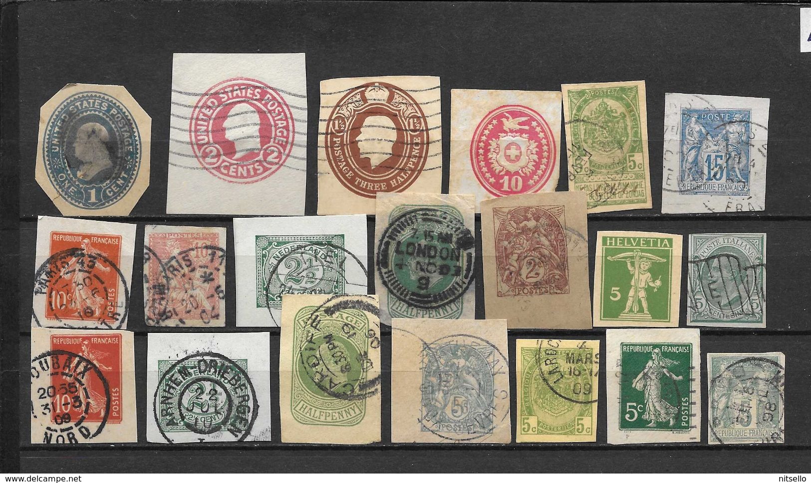 LOTE 1394  ///  LOTE DE MATASELLOS ANTIGUOS MUNDIALES - Lots & Kiloware (mixtures) - Max. 999 Stamps