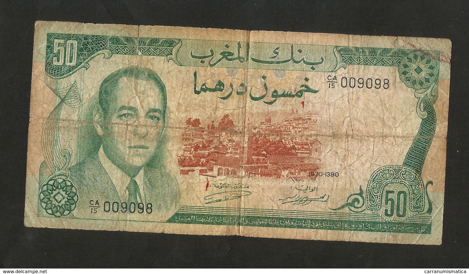 MAROCCO - BANQUE Du MAROC - 50 DIRHAMS (1970) - Marocco