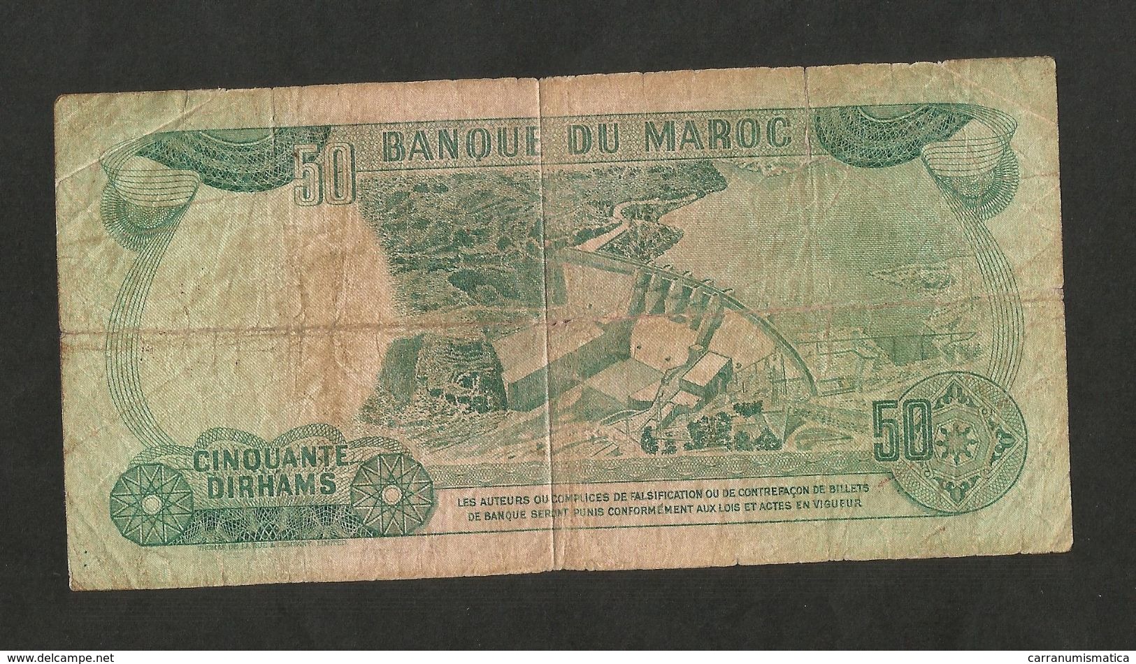 MAROCCO - BANQUE Du MAROC - 50 DIRHAMS (1970) - Marocco