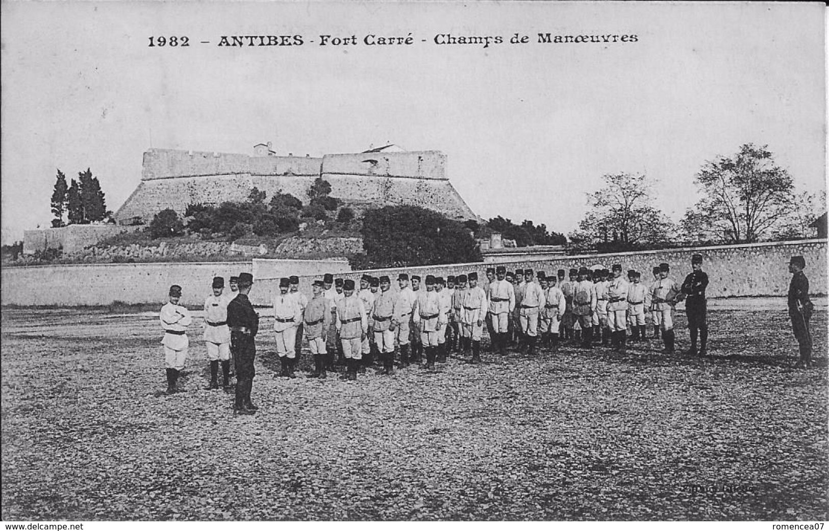 ANTIBES (Alpes-Maritimes) - FORT CARRE - CHAMPS De MANOEUVRES - Voyagée Le 11 Août 1915 - Autres & Non Classés