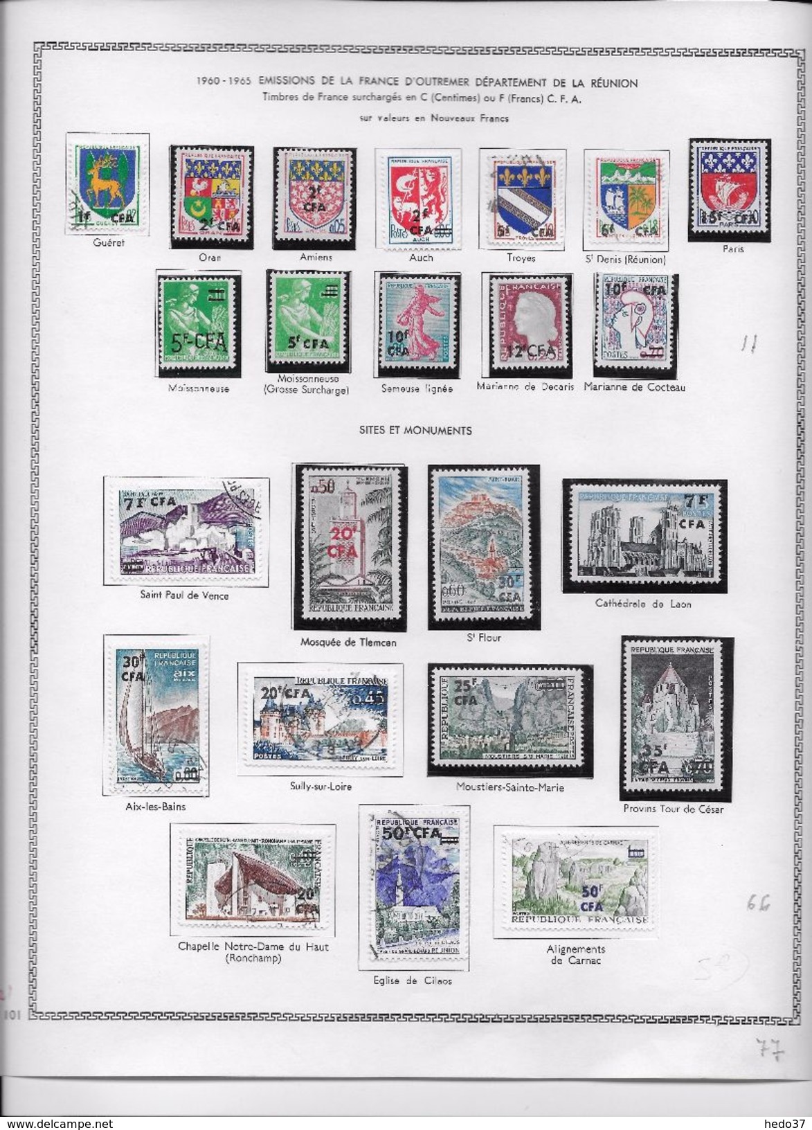 Réunion - Collection Vendue Page Par Page - Timbres Neufs */ Oblitérés- TB - Other & Unclassified