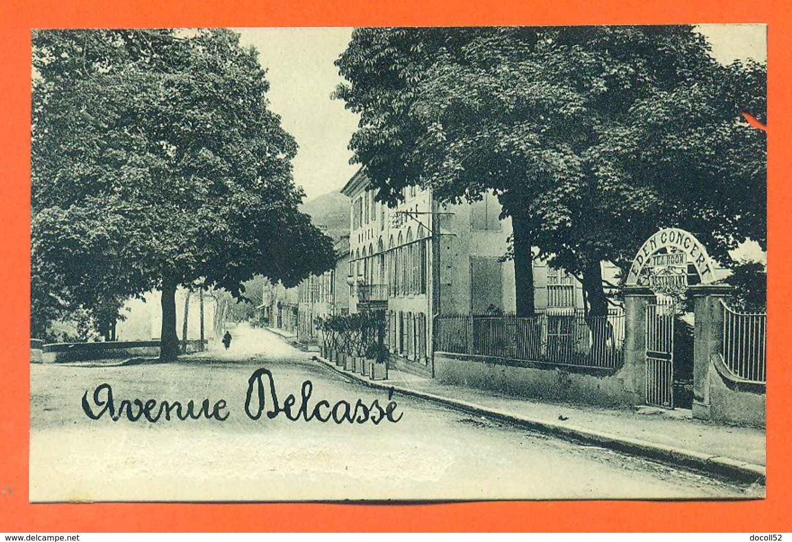 CPA 09 Ax Les Thermes " Avenue Delcassé " LJCP 50 - Ax Les Thermes