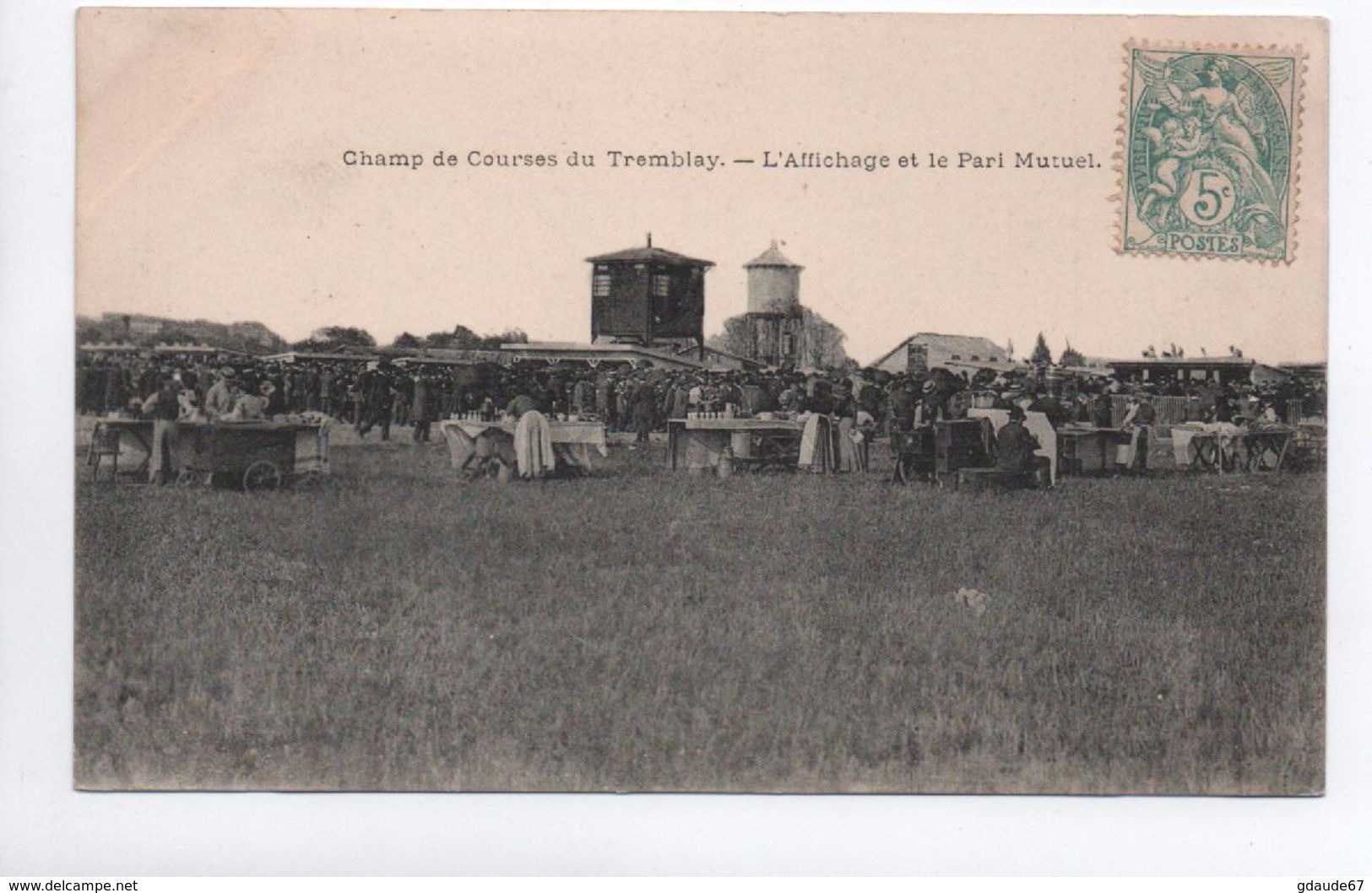 CHAMP DE COURSES DU TREMBLAY (93) - L'AFFICHGE ET LE PARI MUTUEL - Tremblay En France