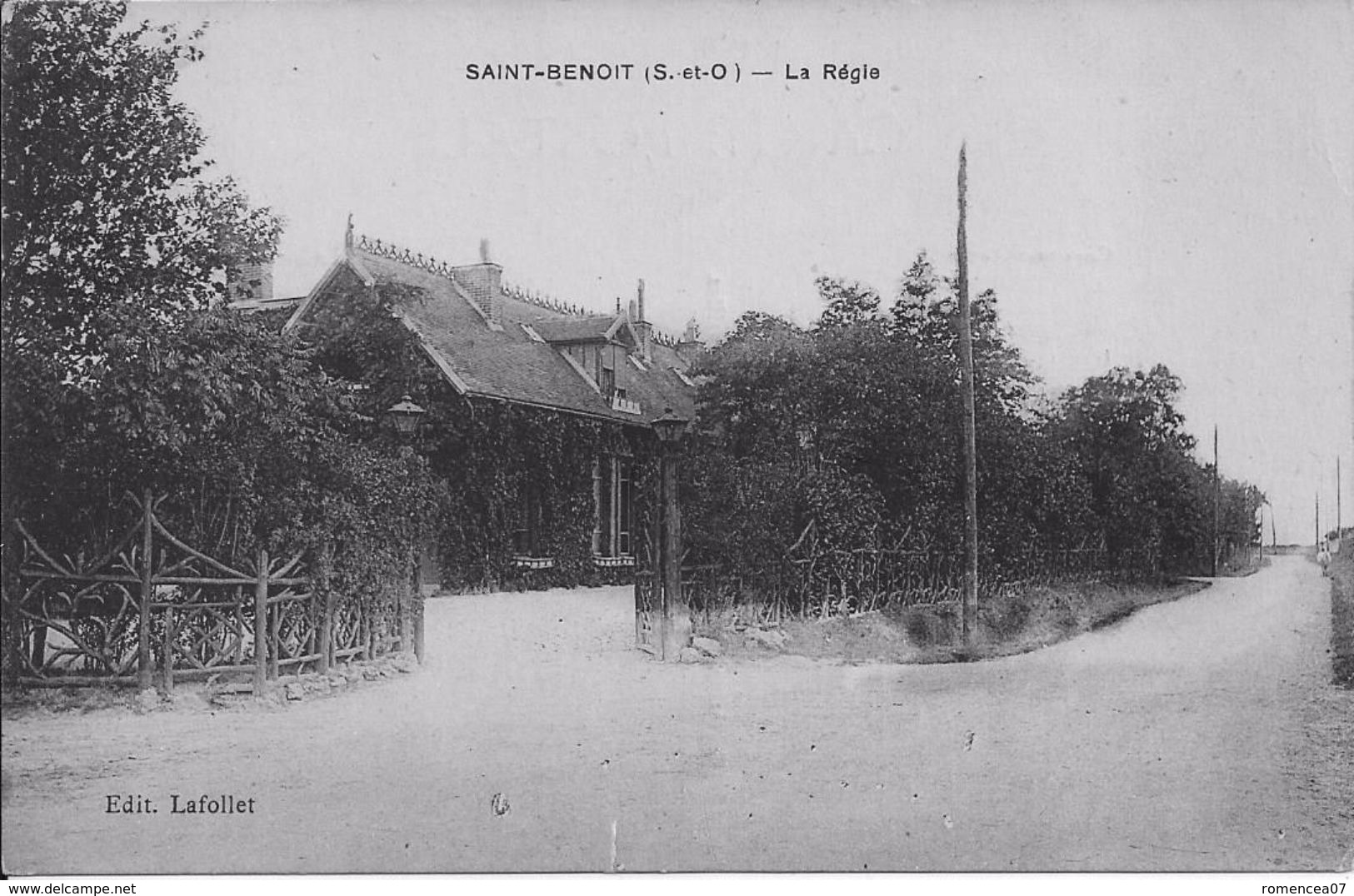 SAINT-BENOIST (Yvelines) - La REGIE - Correspondance - Auffargis