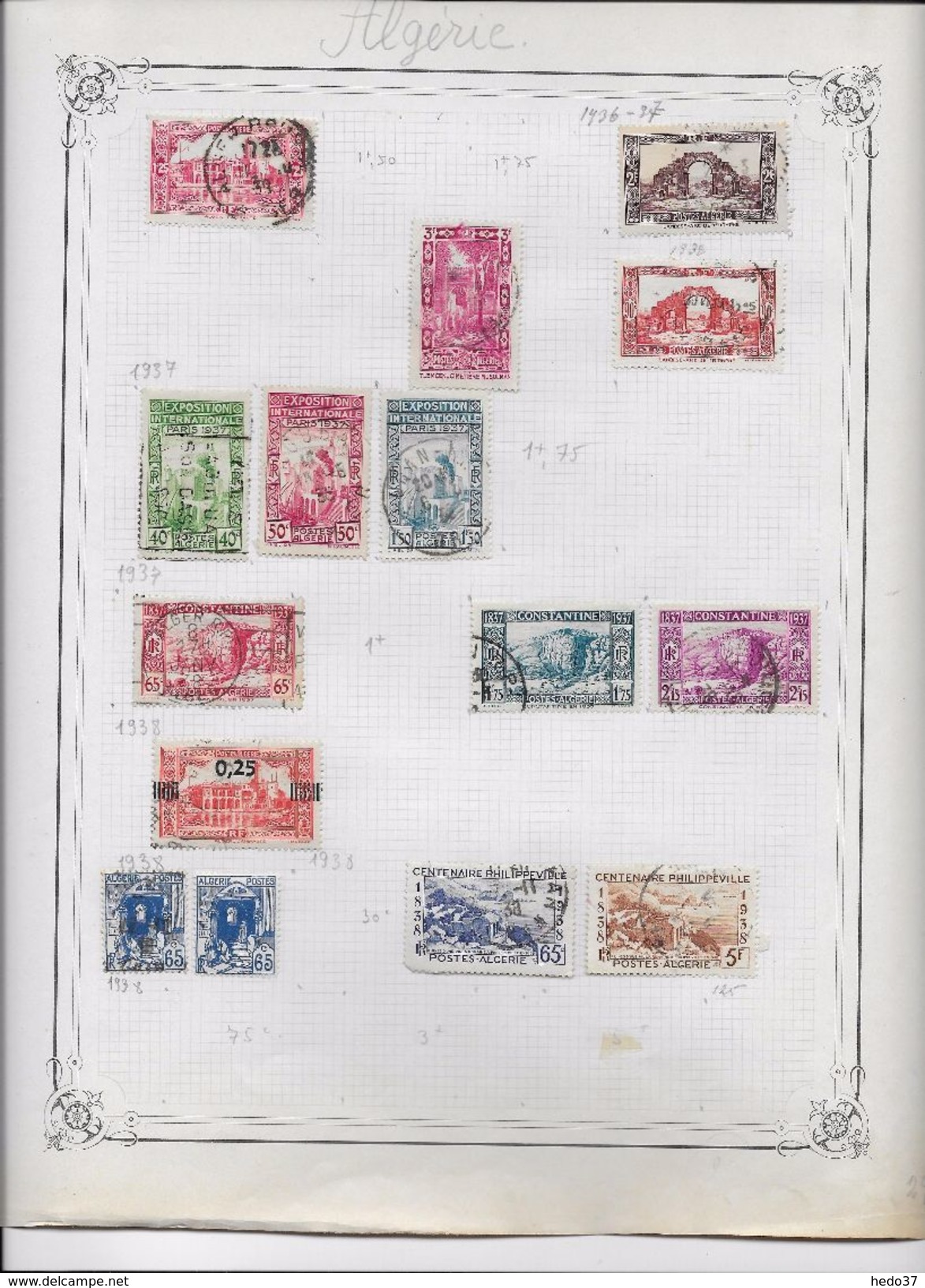 Algérie - Collection Vendue Page Par Page - Timbres Oblitérés - B/TB - Lots & Serien