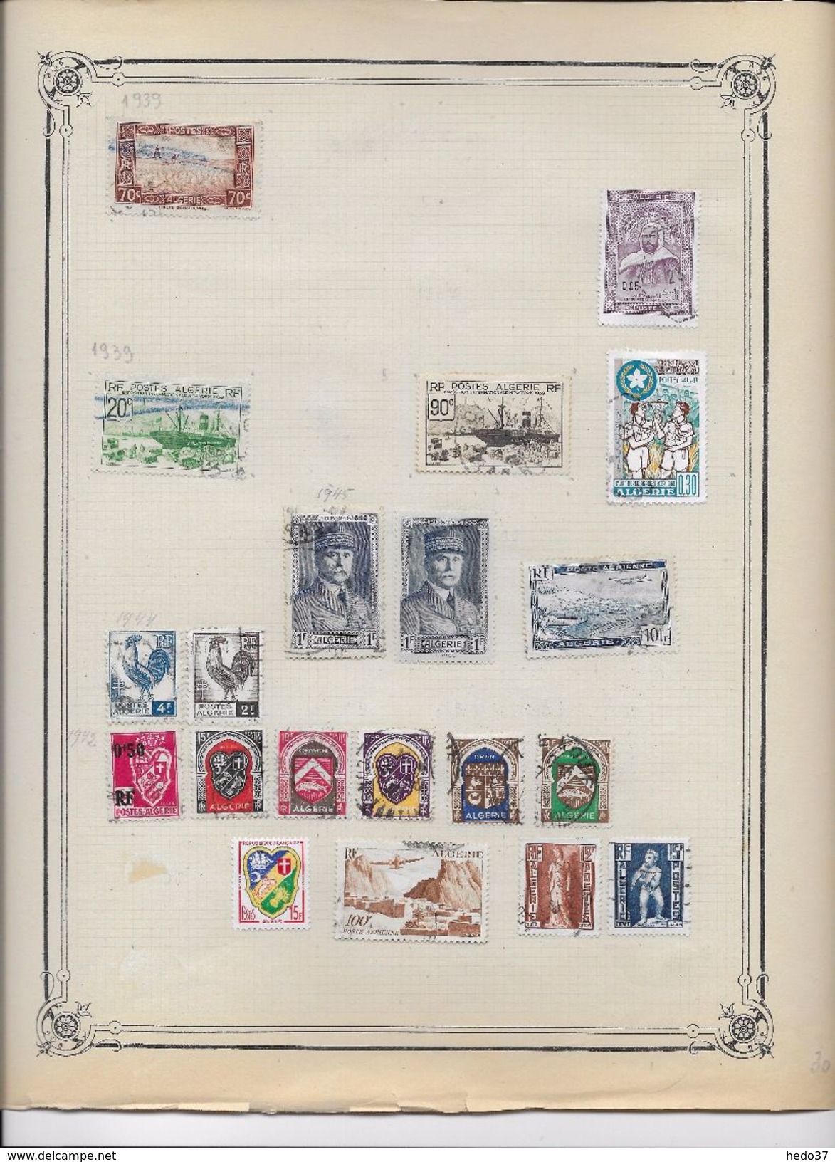 Algérie - Collection Vendue Page Par Page - Timbres Oblitérés - B/TB - Collections, Lots & Series