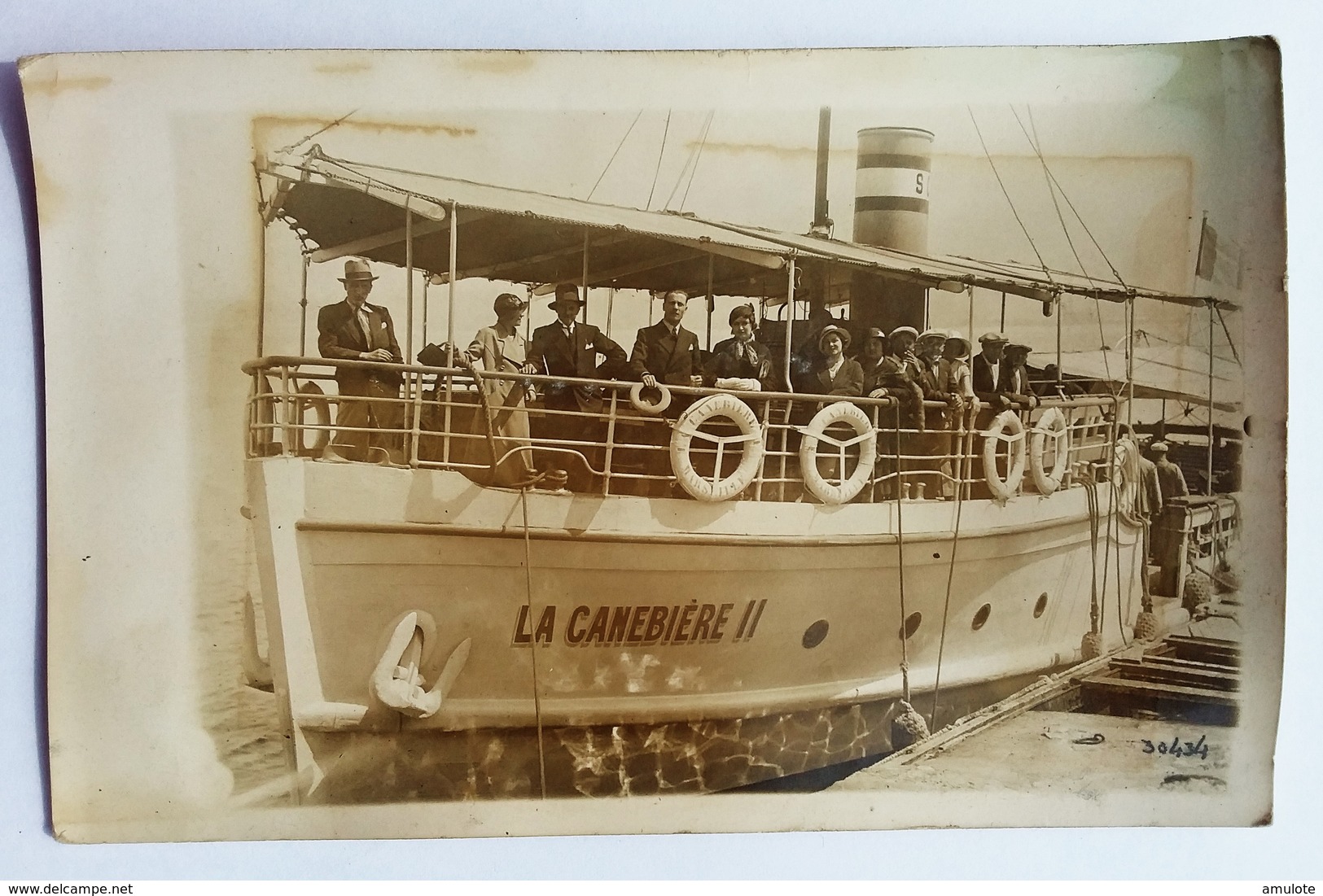 PHOTO Originale :   13 - MARSEILLE - Bâteau "LA CANEBIERE 2 " - Photos