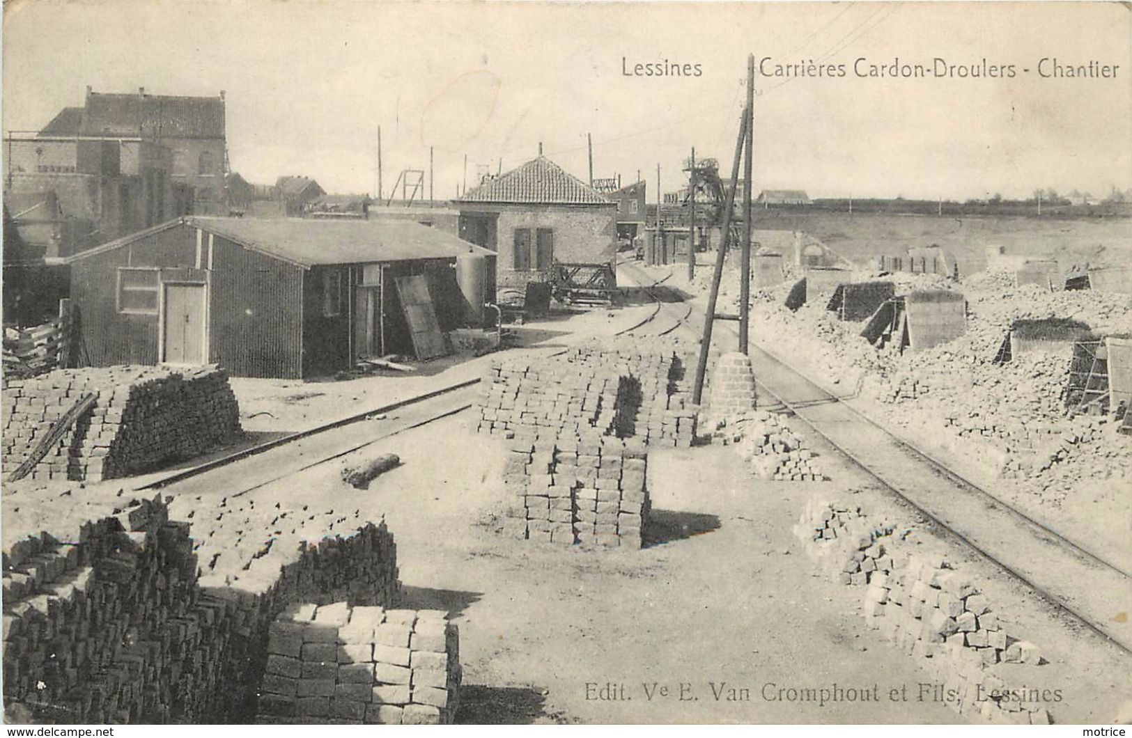 LESSINES - Carrières Cardon -Doulers, Chantier. - Lessines