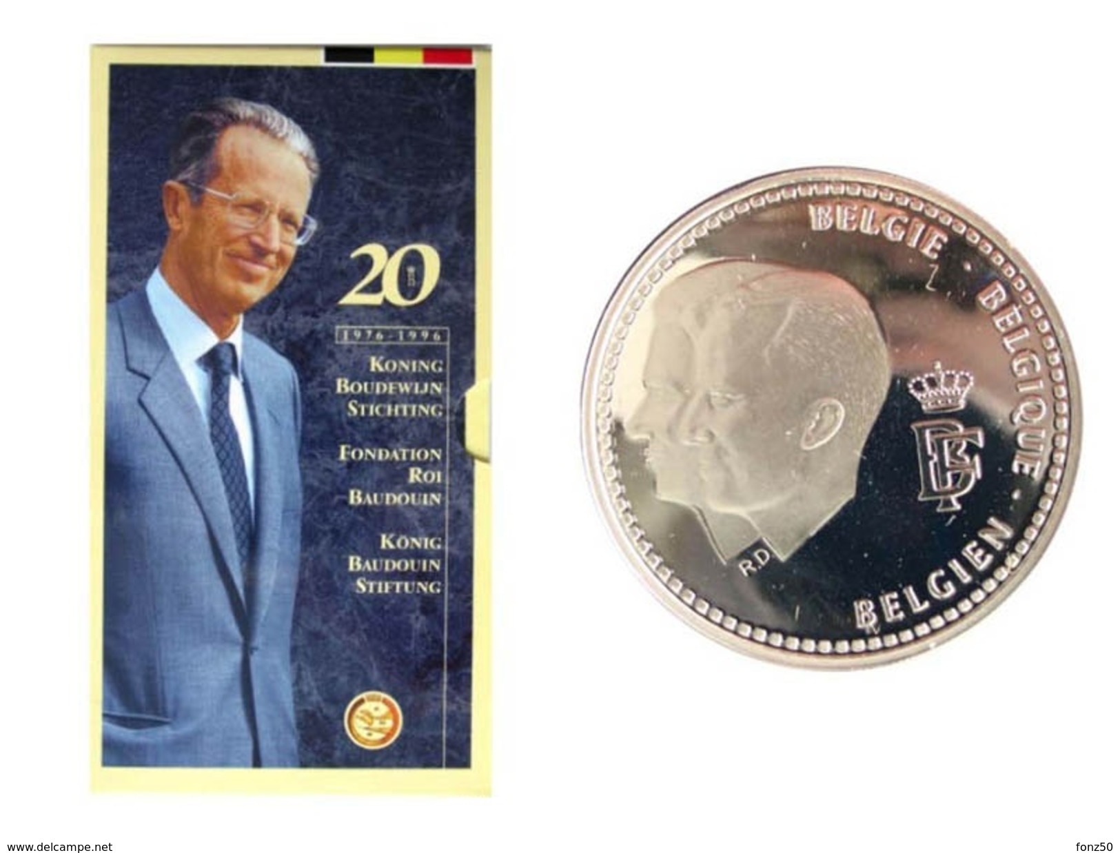 ALBERT II * 250 Frank 1996    BOUDEWIJN * FDC - BLISTER * Nr 9721 - 250 Francs