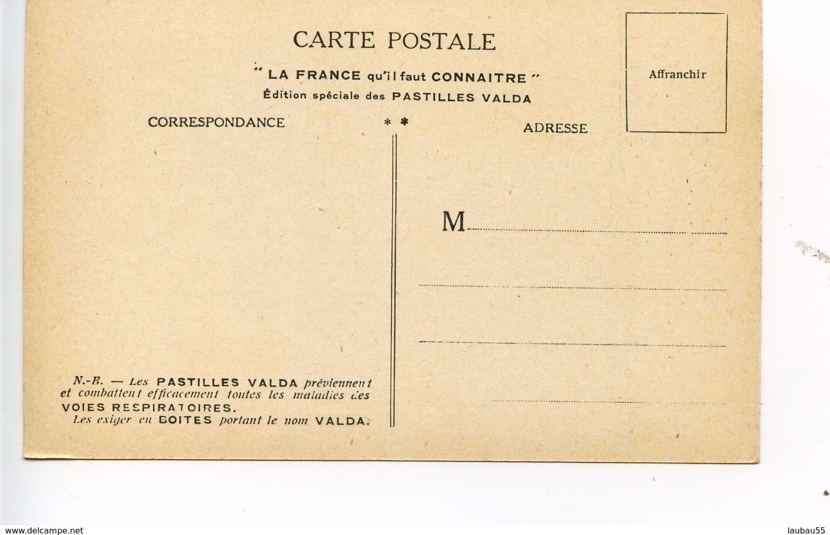 CARTE PUBLICITAIRE VALDA DEP DU LOIRET ORLEANS PITHIVIERS MONTARGIE GIEN - Autres & Non Classés