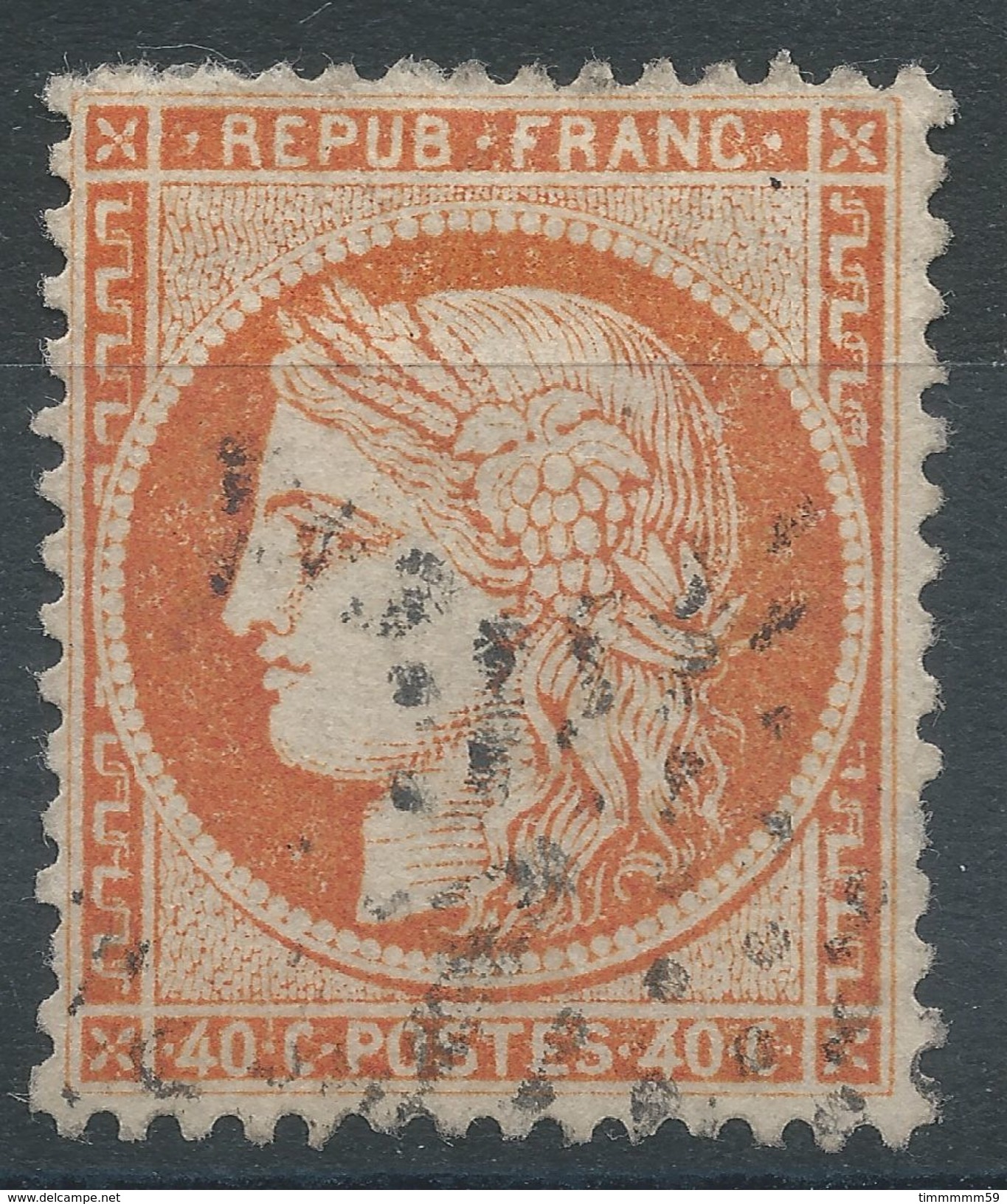 Lot N°38212  N°38, Oblit étoile De PARIS - 1870 Siege Of Paris