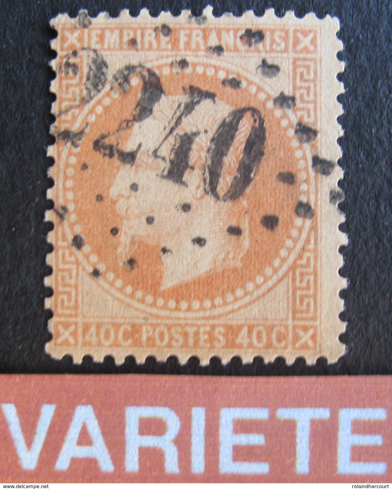 LOT R1510/229 - N III Lauré N°31 - GC 2240 MARSEILLE - VARIETE ☛ FOND LIGNE VERTICAL - 1863-1870 Napoleon III With Laurels