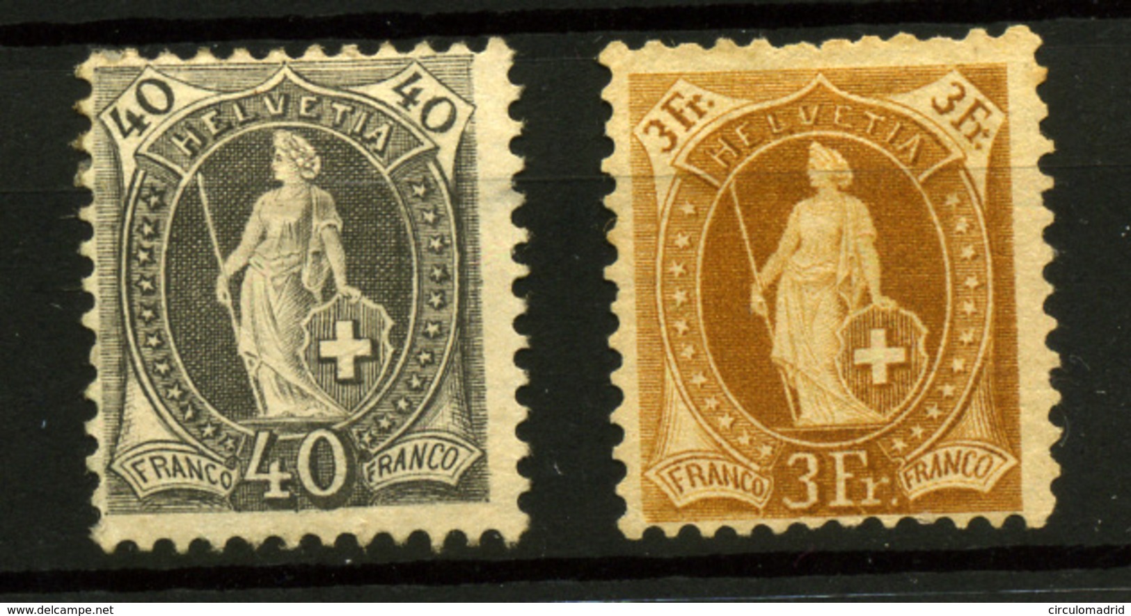 Suiza Nº 75 Y 80 - Nuevos