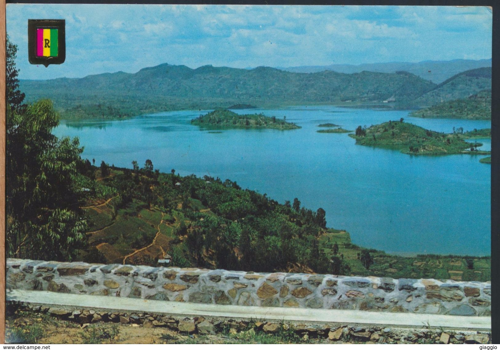 °°° 9156 - RWANDA - LE LAC RUHONDO VU DU FOYER DE CHARITE' DE REMERA - 1986 °°° - Rwanda