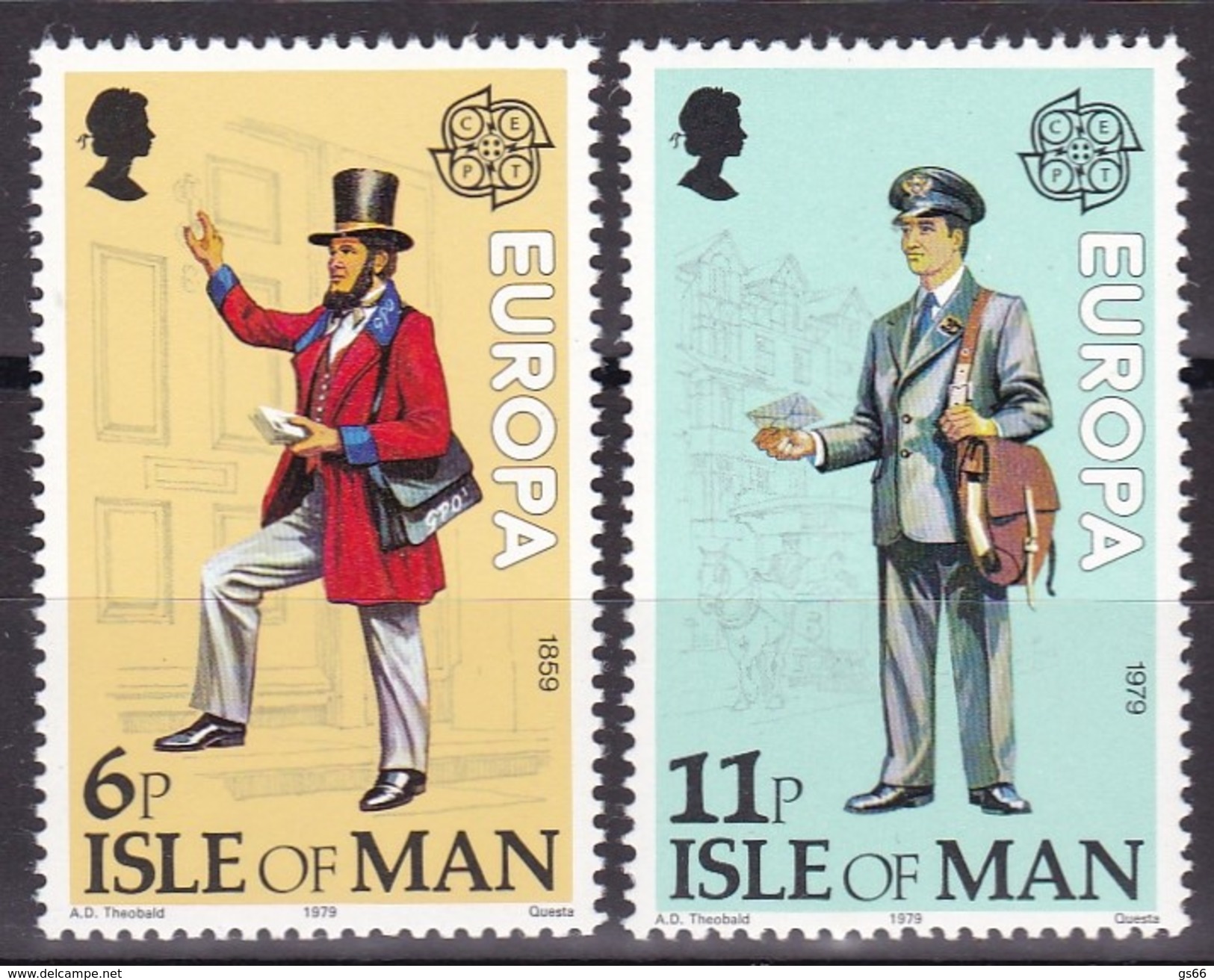 Man, 1979, 142/43, Europa . MNH ** - Isle Of Man