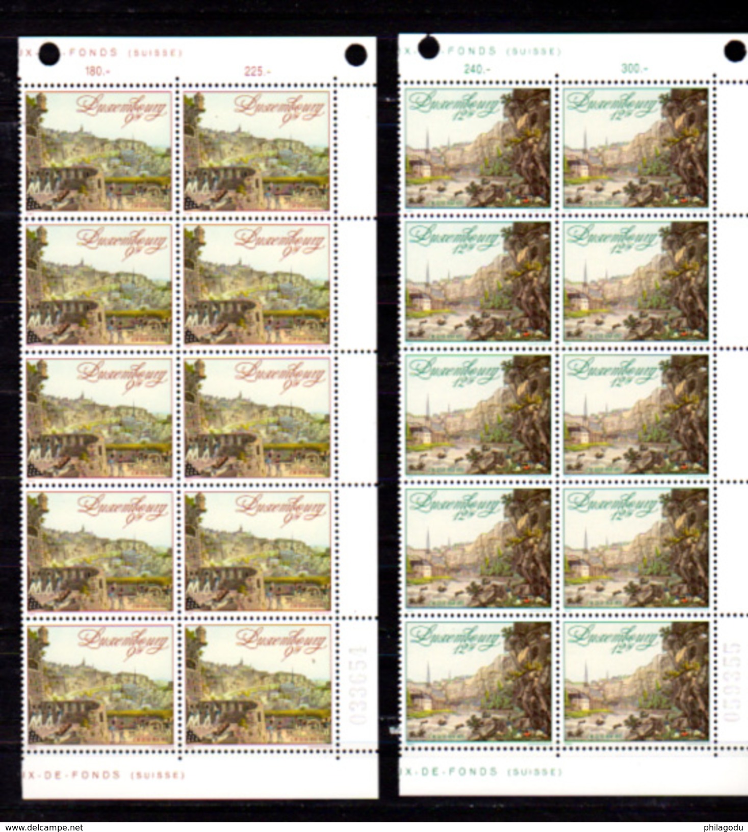 1990   Congrès De Vienne, 1186 / 1189 **en Bloc De 10, Cote 70 €, - Unused Stamps